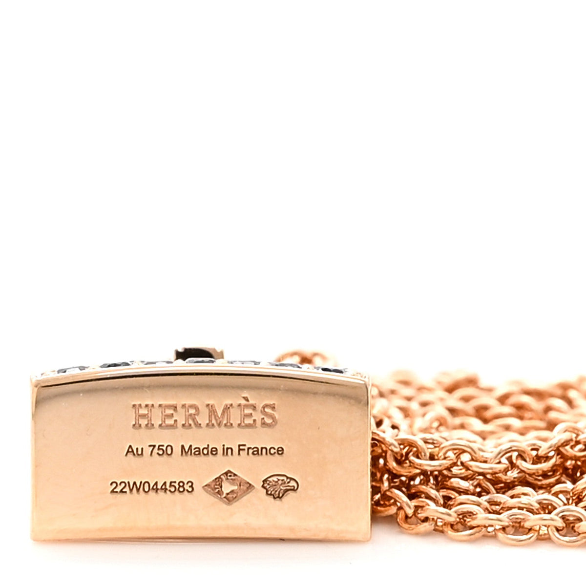 エルメス アミュレット ペンダントネックレス 18K ローズゴールド HERMES AMULETTES PENDANT NECKLACE 18K ROSE GOLD