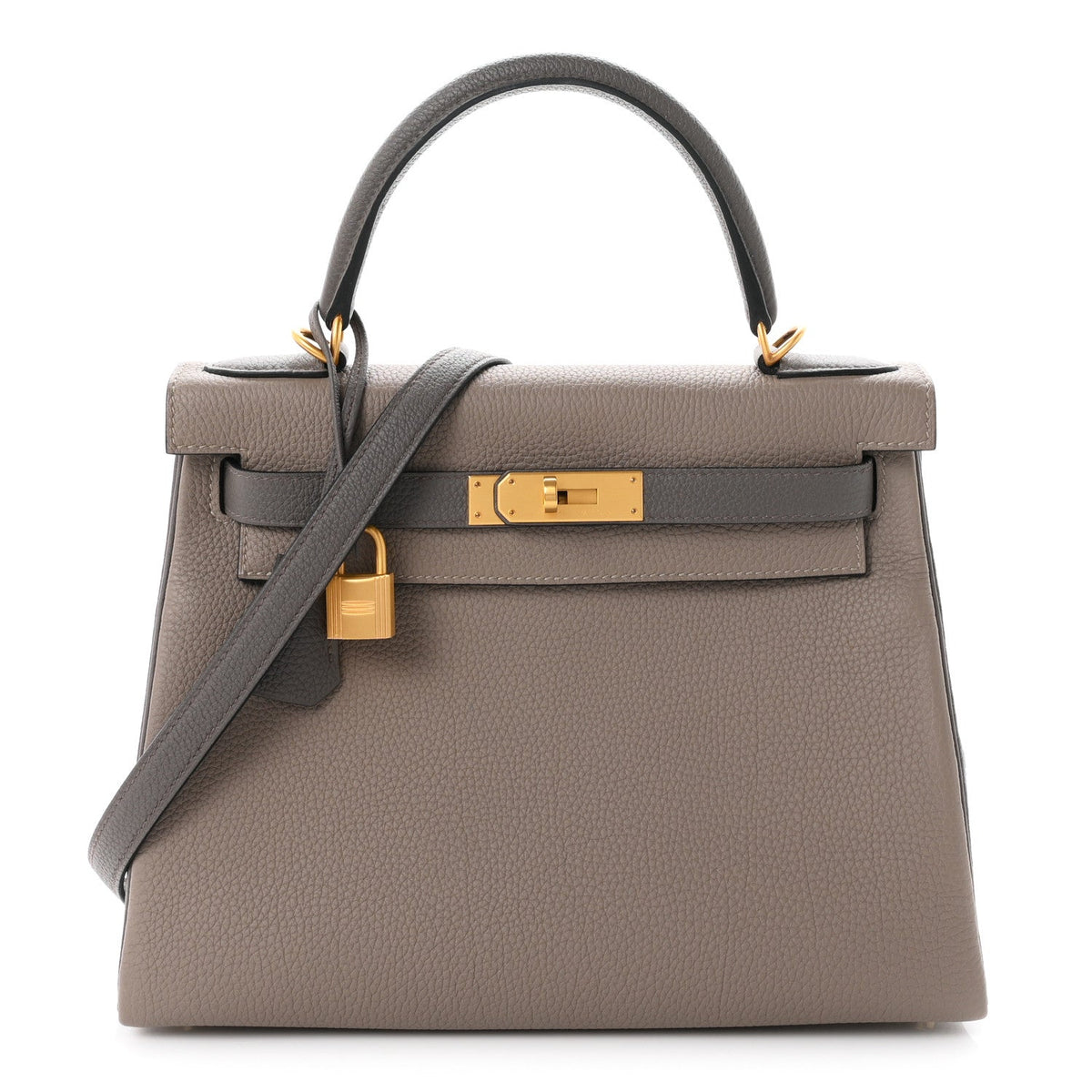 エルメス ケリー 28 HSS パーソナルオーダー 内縫い Gris Asphalt Etain トゴ マットゴールド金具 HERMES KELLY 28 HSS PERSONAL ORDER RETOURNE GRIS ASPHALT ETAIN TOGO MATTE GOLD HARDWARE
