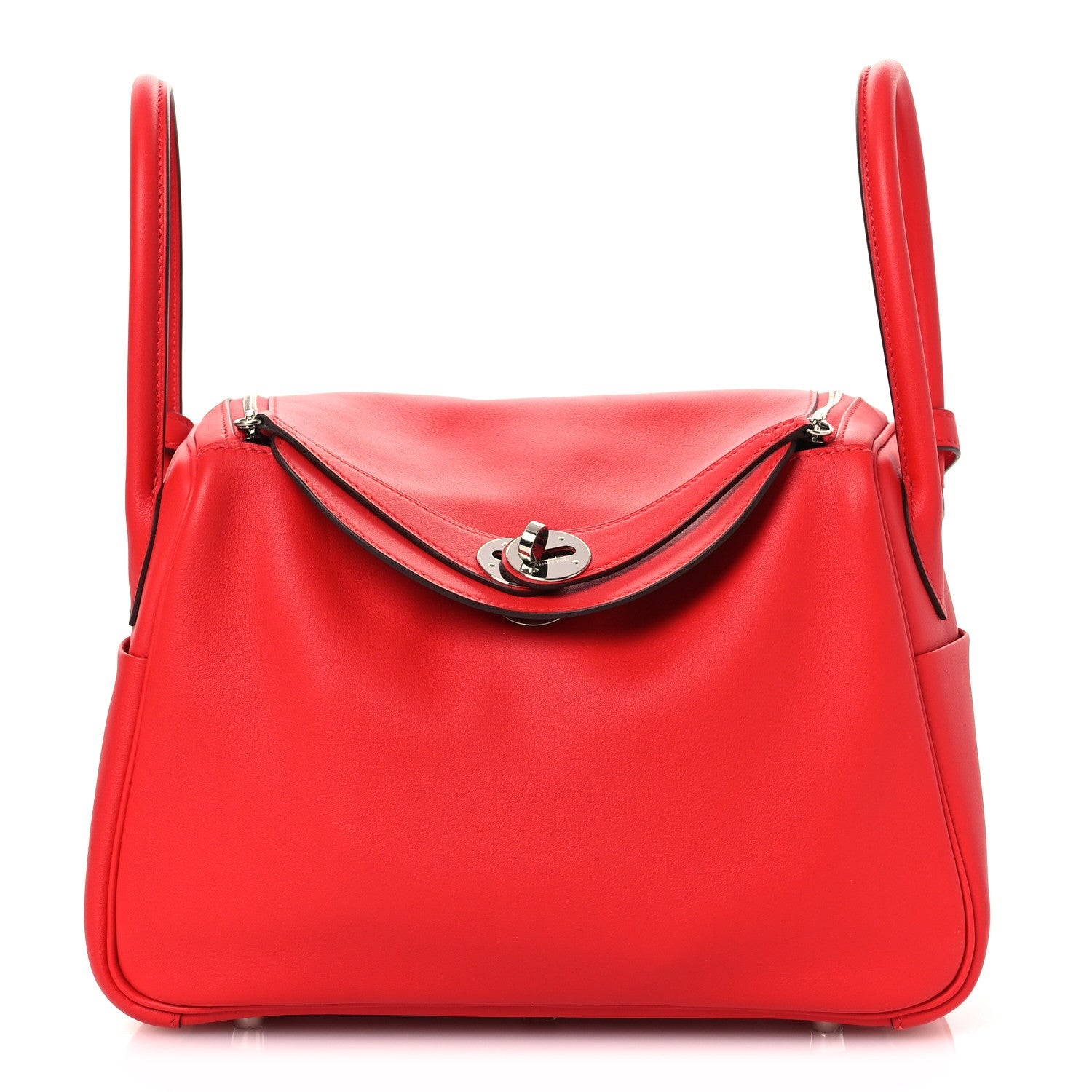 エルメス リンディ 26 Rouge De Coeur スイフト シルバー金具 HERMES