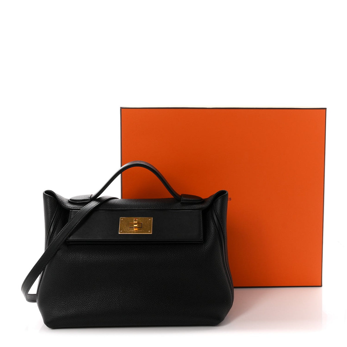 エルメス 24/24 ヴァンキャトル 29 Black スイフト / トゴ ゴールド金具 HERMES 24/24 29 BLACK SWIFT / TOGO GOLD HARDWARE