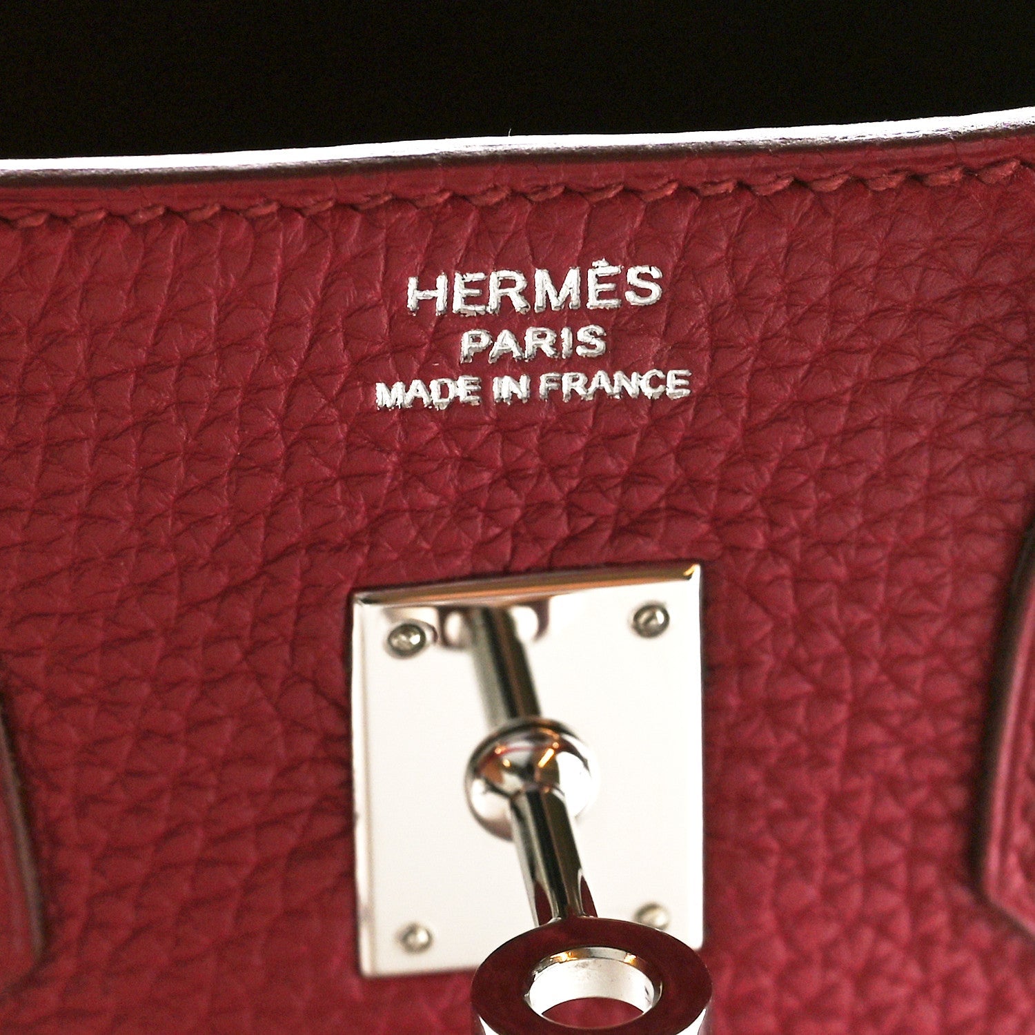エルメス バーキン 25 Rubis トゴ シルバー金具 HERMES BIRKIN 25 RUBIS TOGO SILVER HARDWARE