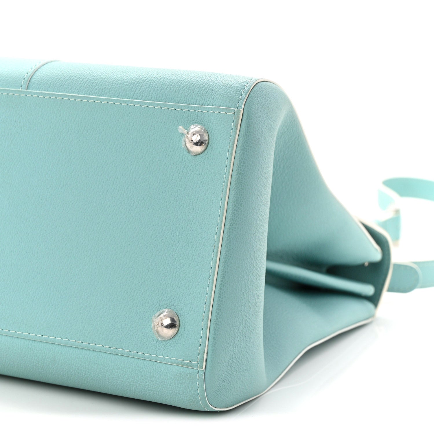 デルヴォー ブリヨン MM ショルダーバッグ Light Bleu グレインドカーフスキン シルバー金具 DELVAUX BRILLANT MM SHOULDER BAG LIGHT BLEU GRAINED CALFSKIN SILVER HARDWARE