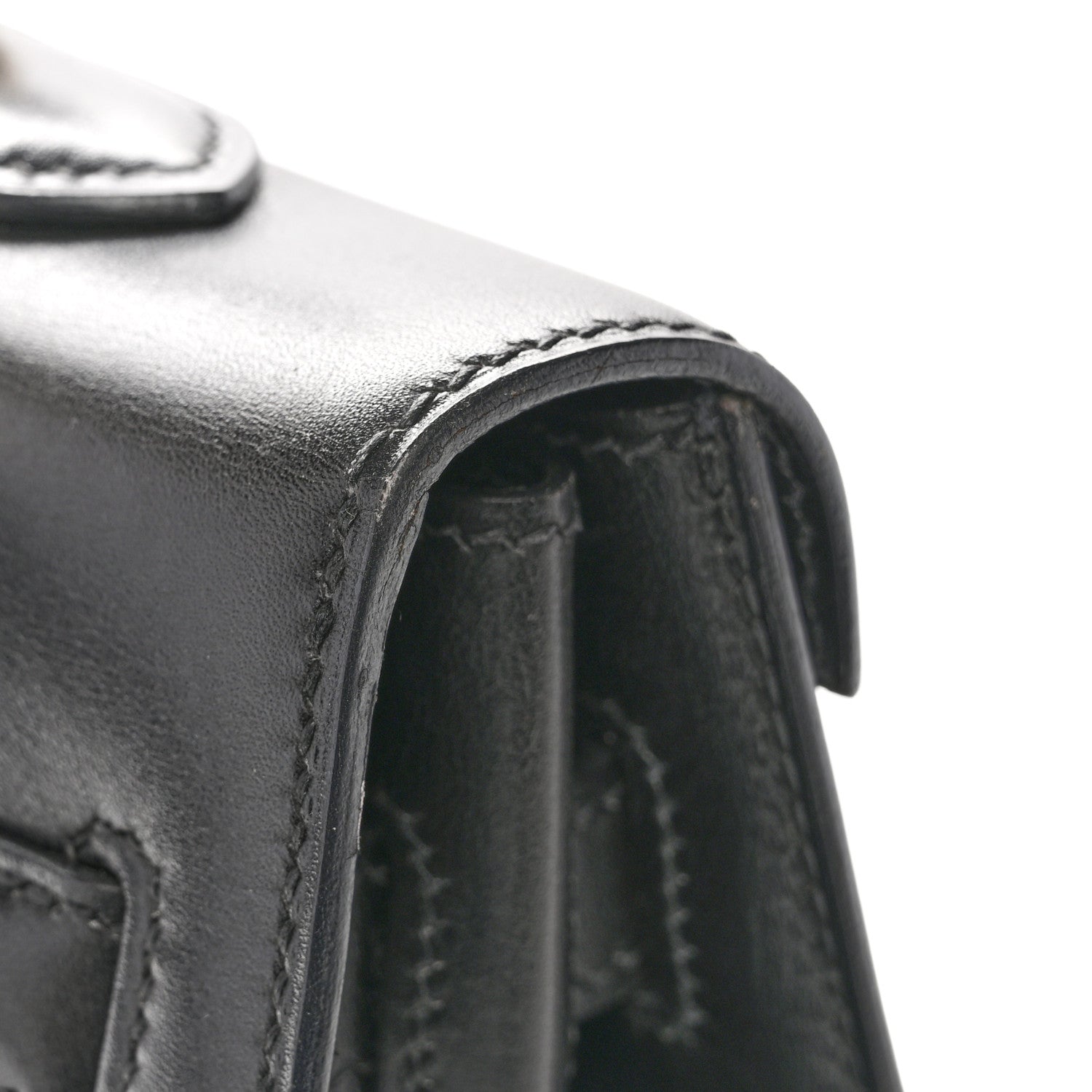 エルメス ケリー35 外縫い Black ボックス ゴールド金具 HERMES KELLY35 SELLIER BLACK BOX GOLD HARDWARE
