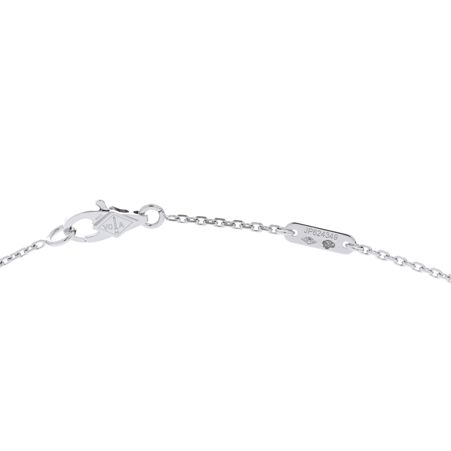ヴァンクリーフ＆アーペル スウィートアルハンブラ ペンダントネックレス ダイヤモンド 18K ホワイトゴールド VAN CLEEF & ARPELS SWEET ALHAMBRA PENDANT NECKLACE DIAMOND 18K WHITE GOLD