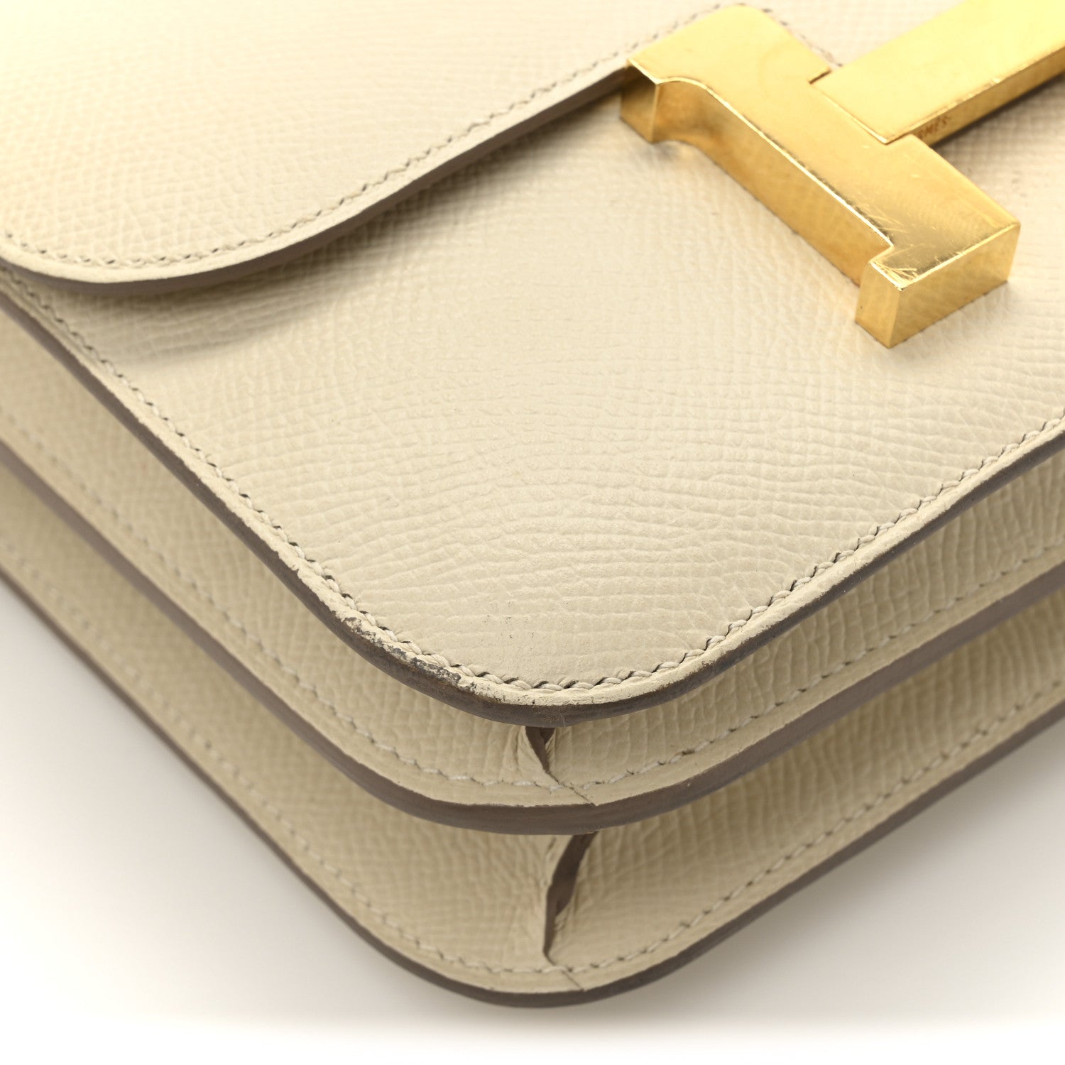 エルメス  ミニコンスタンス 18 Craie エプソン ゴールド金具 HERMES MINI CONSTANCE 18 CRAIE EPSOM GOLD HARDWARE