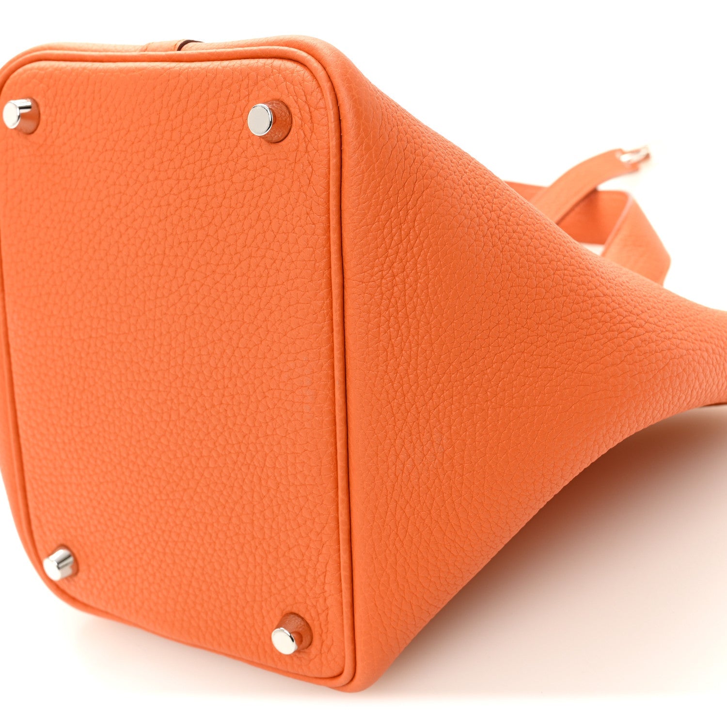 エルメス ピコタンロック PM 18 Orange トリヨンクレマンス シルバー金具 HERMES PICOTIN LOCK PM 18 ORANGE TAURILLON CLEMENCE SILVER HARDWARE