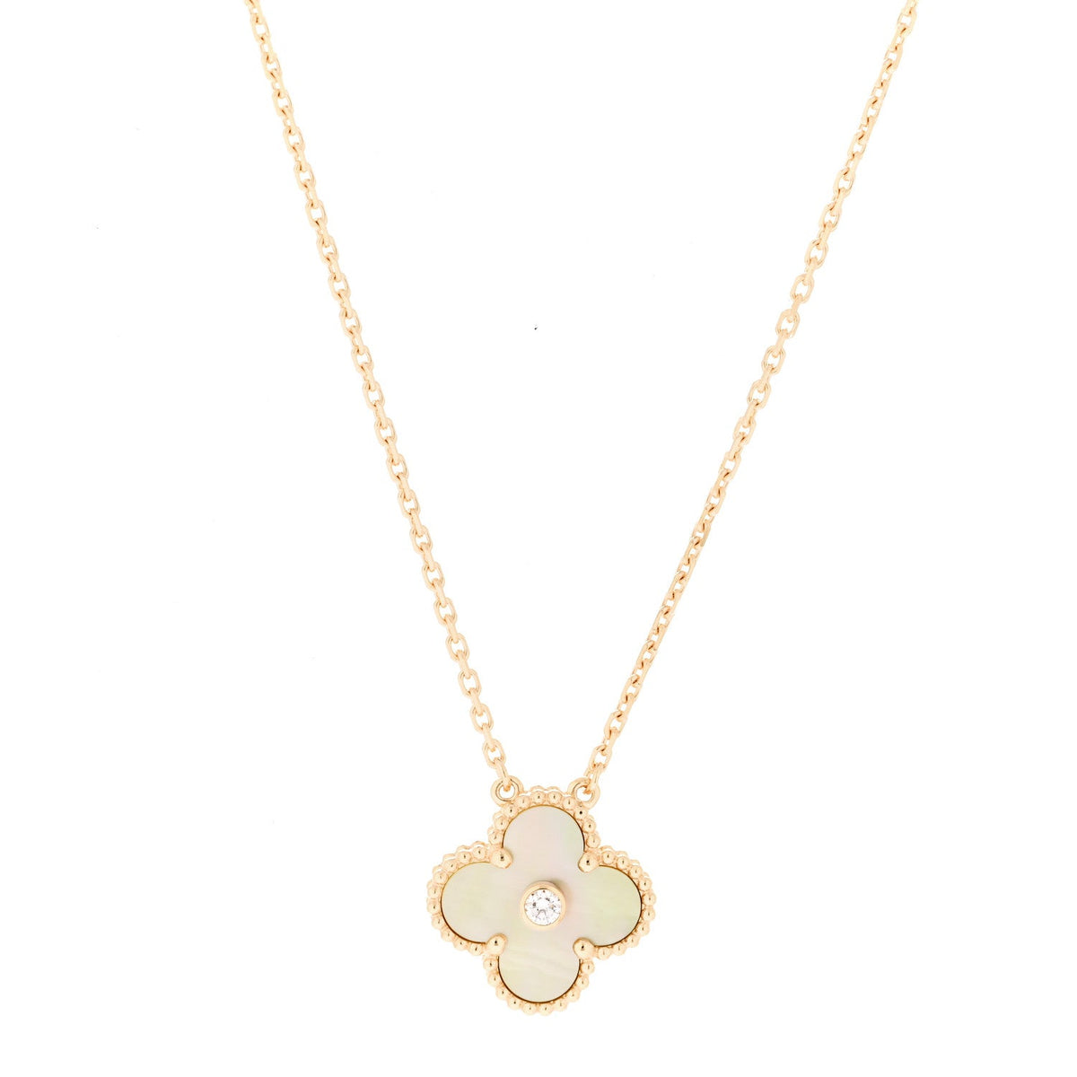 ヴァンクリーフ＆アーペル ヴィンテージアルハンブラ ペンダントネックレス マルチカラー 18K イエローゴールド VAN CLEEF & ARPELS VINTAGE ALHAMBRA PENDANT NECKLACE MULTICOLOR 18K YELLOW GOLD
