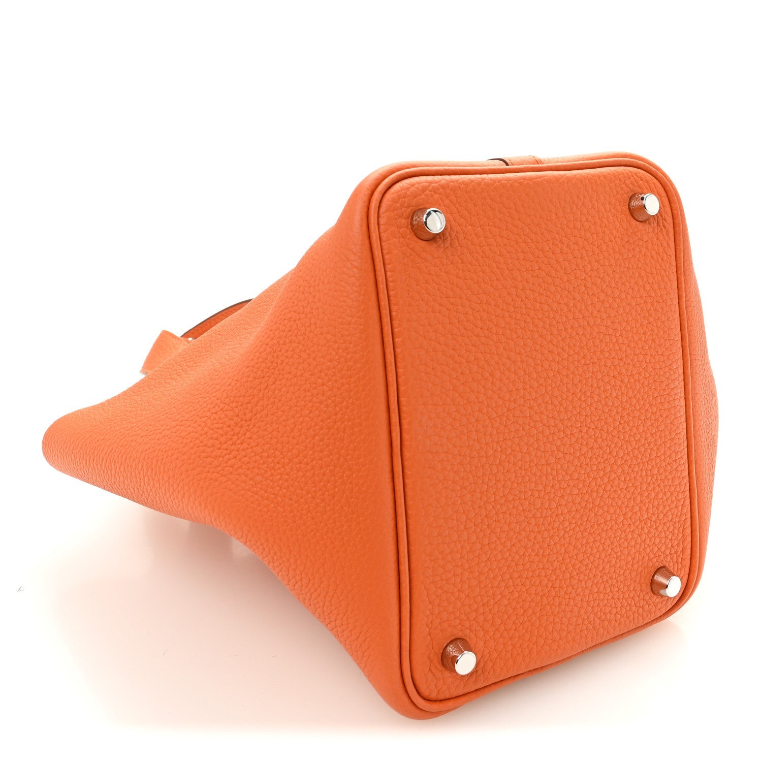 エルメス ピコタンロック PM 18 Orange トリヨンクレマンス シルバー金具 HERMES PICOTIN LOCK PM 18 ORANGE TAURILLON CLEMENCE SILVER HARDWARE