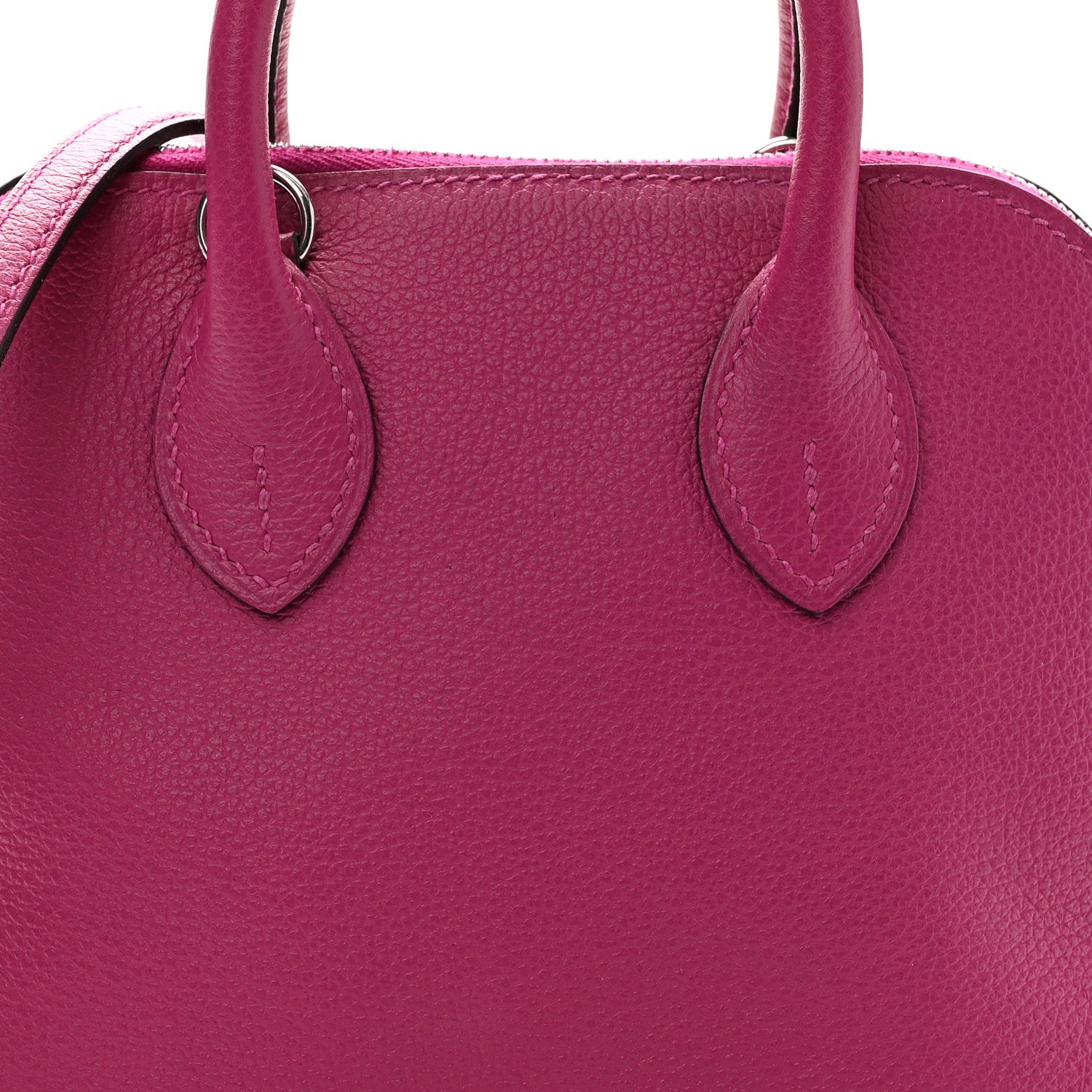 エルメス ミニ ボリード 1923 Rose Pourpre エバーカラー シルバー金具 HERMES MINI BOLIDE 1923 ROSE POURPRE EVERCOLOR SILVER HARDWARE