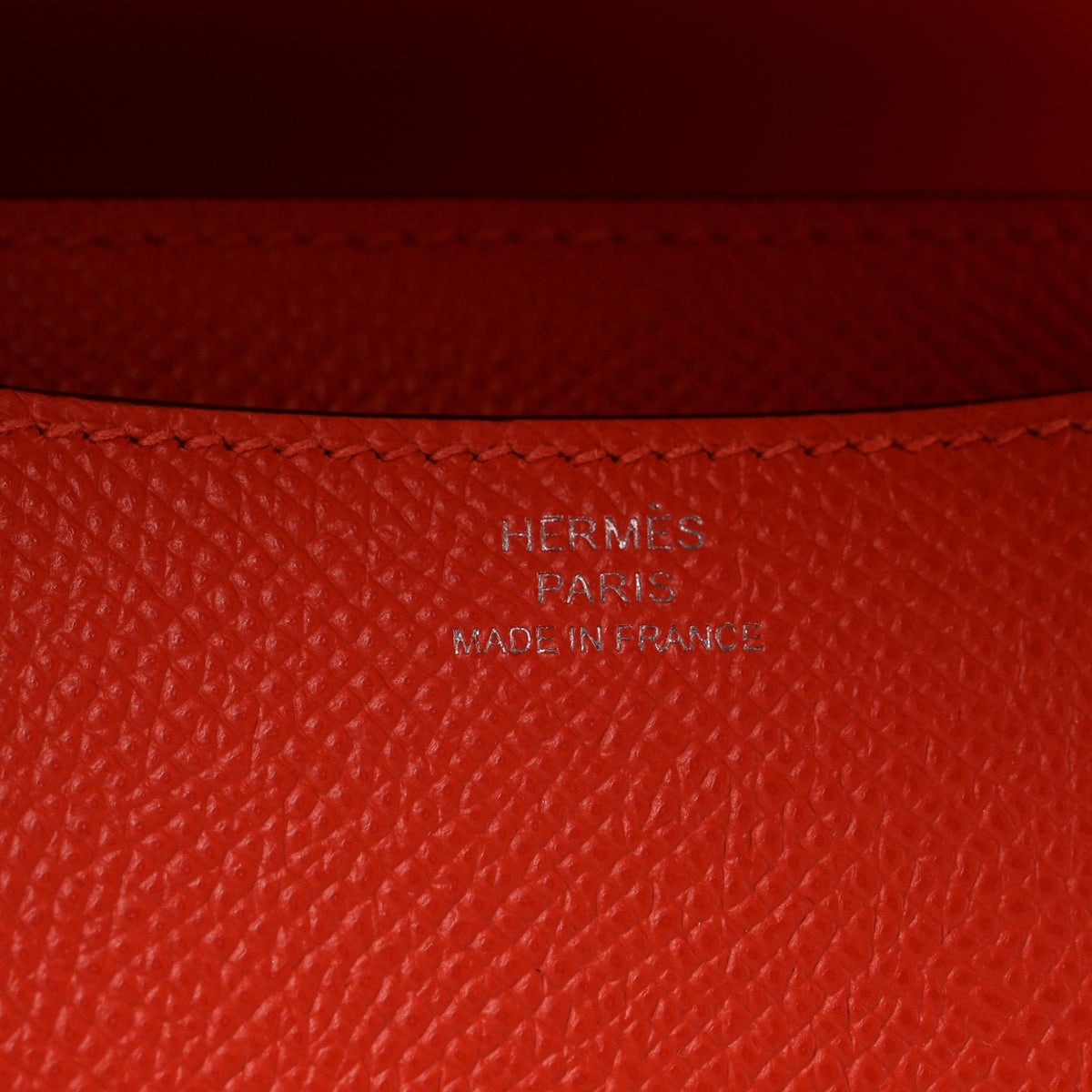 エルメス ミニコンスタンス 18 Capucine Sanguine エプソン エナメル金具 HERMES MINI CONSTANCE 18 CAPUCINE SANGUINE EPSOM