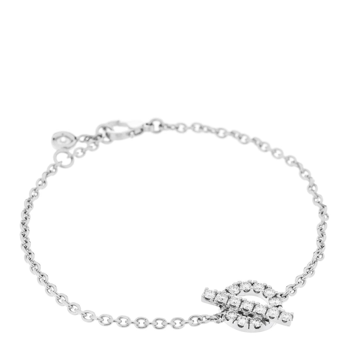 エルメス フィネス ブレスレット 18K ホワイトゴールド ダイヤモンド HERMES FINESSE BRACELET 18K WHITE GOLD DIAMOND