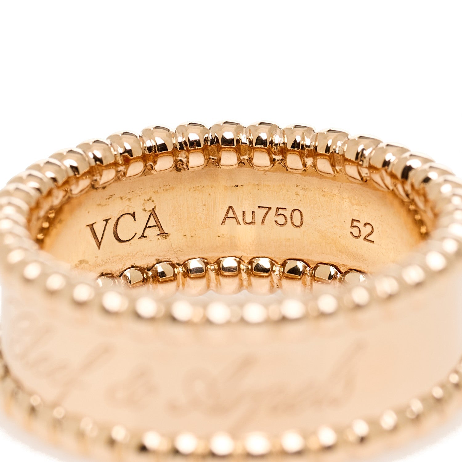 ヴァンクリーフ＆アーペル ペルレ リング 18K ローズゴールド VAN CLEEF & ARPELS PERLÉE RING 18K ROSE GOLD