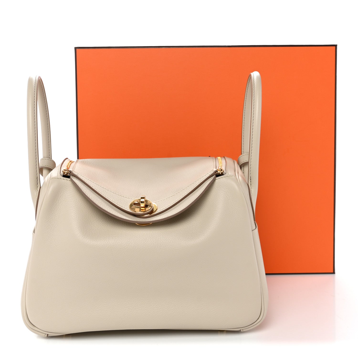 エルメス リンディ 26 Beton エバーカラー ゴールド金具 HERMES LINDY 26 BETON EVERCOLOR GOLD HARDWARE