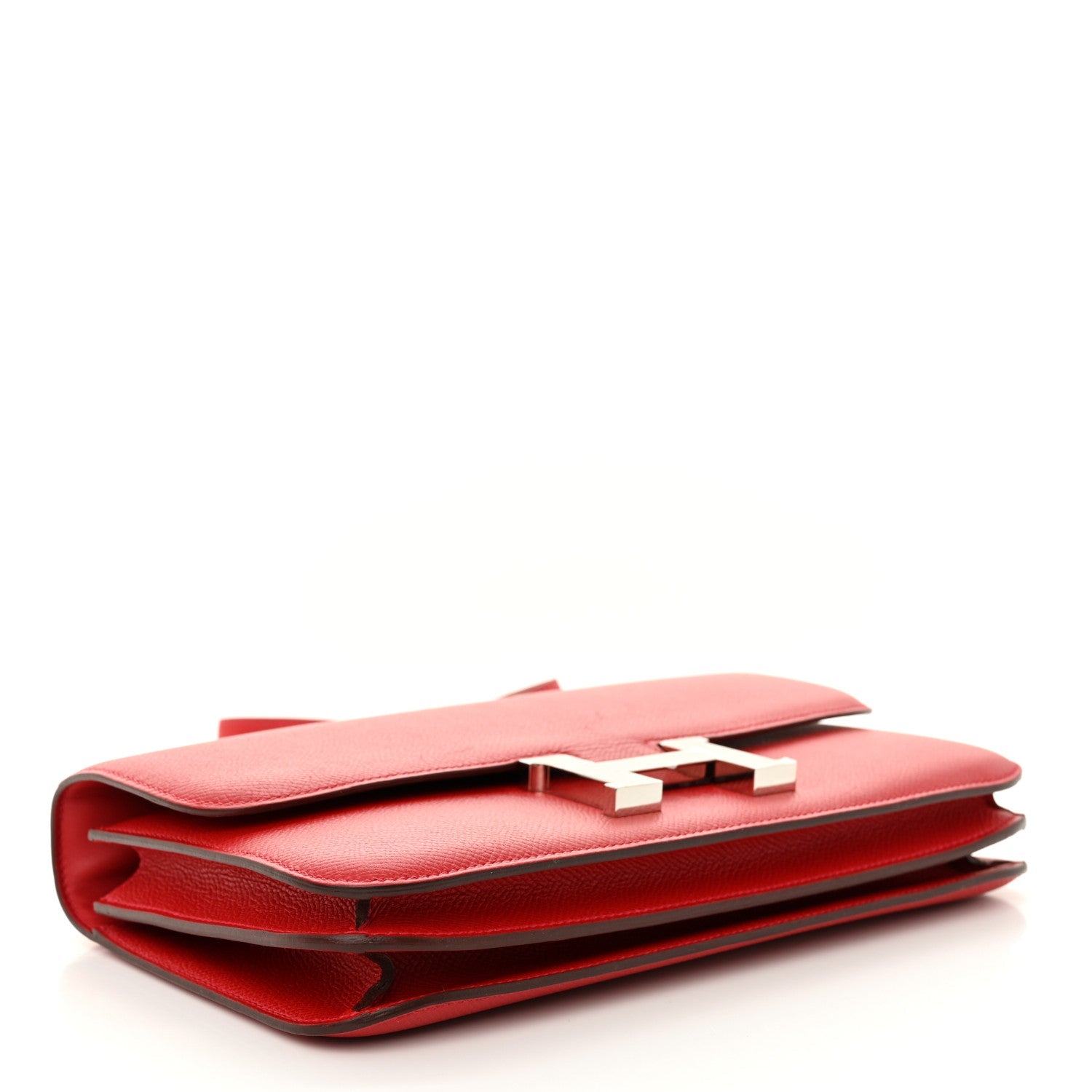 エルメス コンスタンス エラン 25 Rouge Casaque エプソン シルバー金具 HERMES CONSTANCE ELAN 25 ROUGE CASAQUE EPSOM SILVER HARDWARE