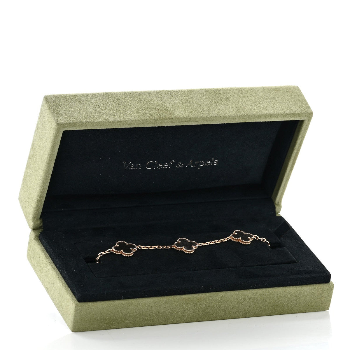ヴァンクリーフ＆アーペル ヴィンテージアルハンブラ 5モチーフ ブレスレット 18K ローズゴールド VAN CLEEF & ARPELS VINTAGE ALHAMBRA 5 MOTIFS BRACELET 18K ROSE GOLD