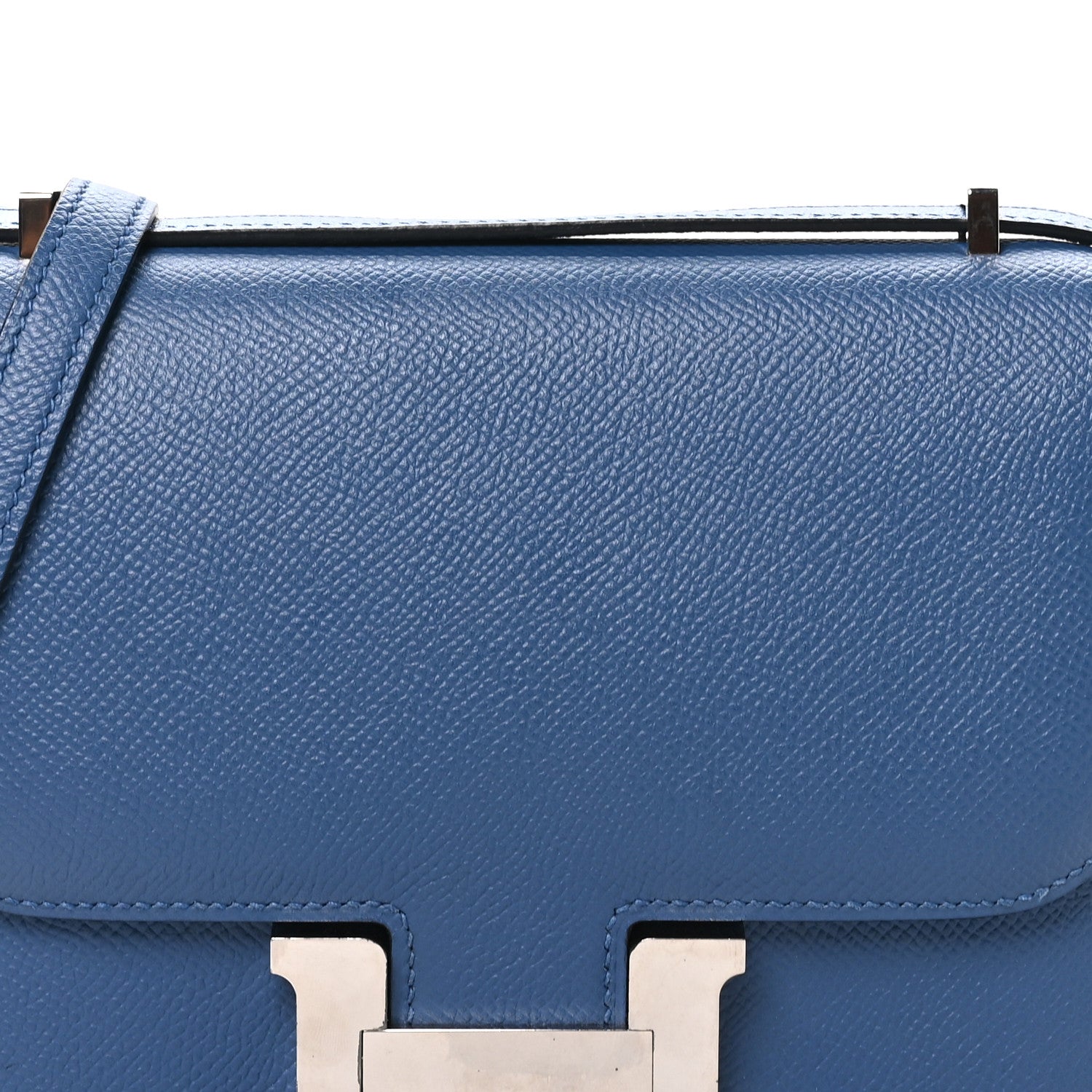 エルメス ミニコンスタンス 18 ヴェルソ Bleu Agate Gris Mouette エプソン シルバー金具 HERMES MINI CONSTANCE 18 VERSO BLEU AGATE GRIS MOUETTE EPSOM SILVER HARDWARE