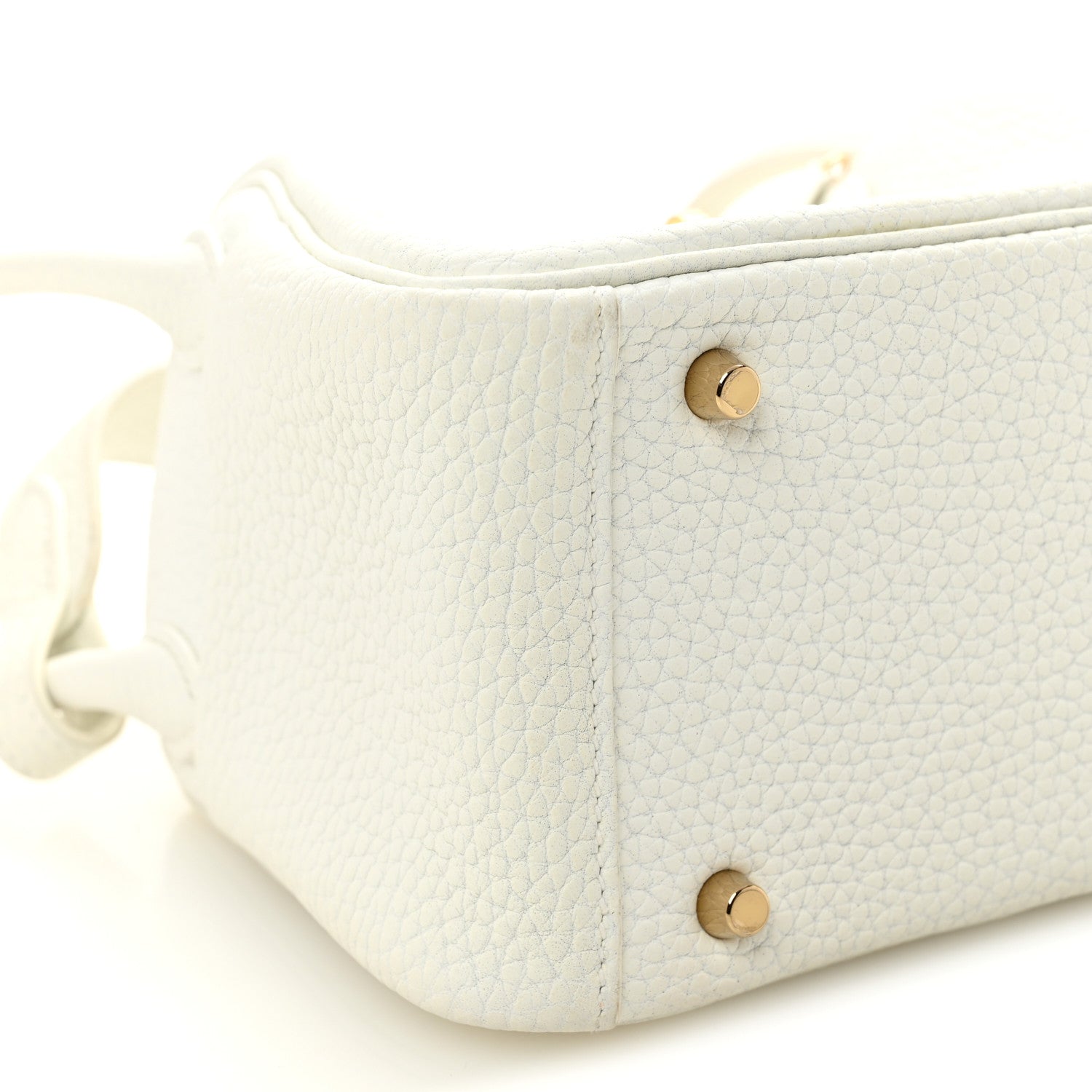 エルメス リンディ 20 New White トリヨンクレマンス ゴールド金具 HERMES LINDY 20 NEW WHITE TAURILLON CLEMENCE GOLD HARDWARE