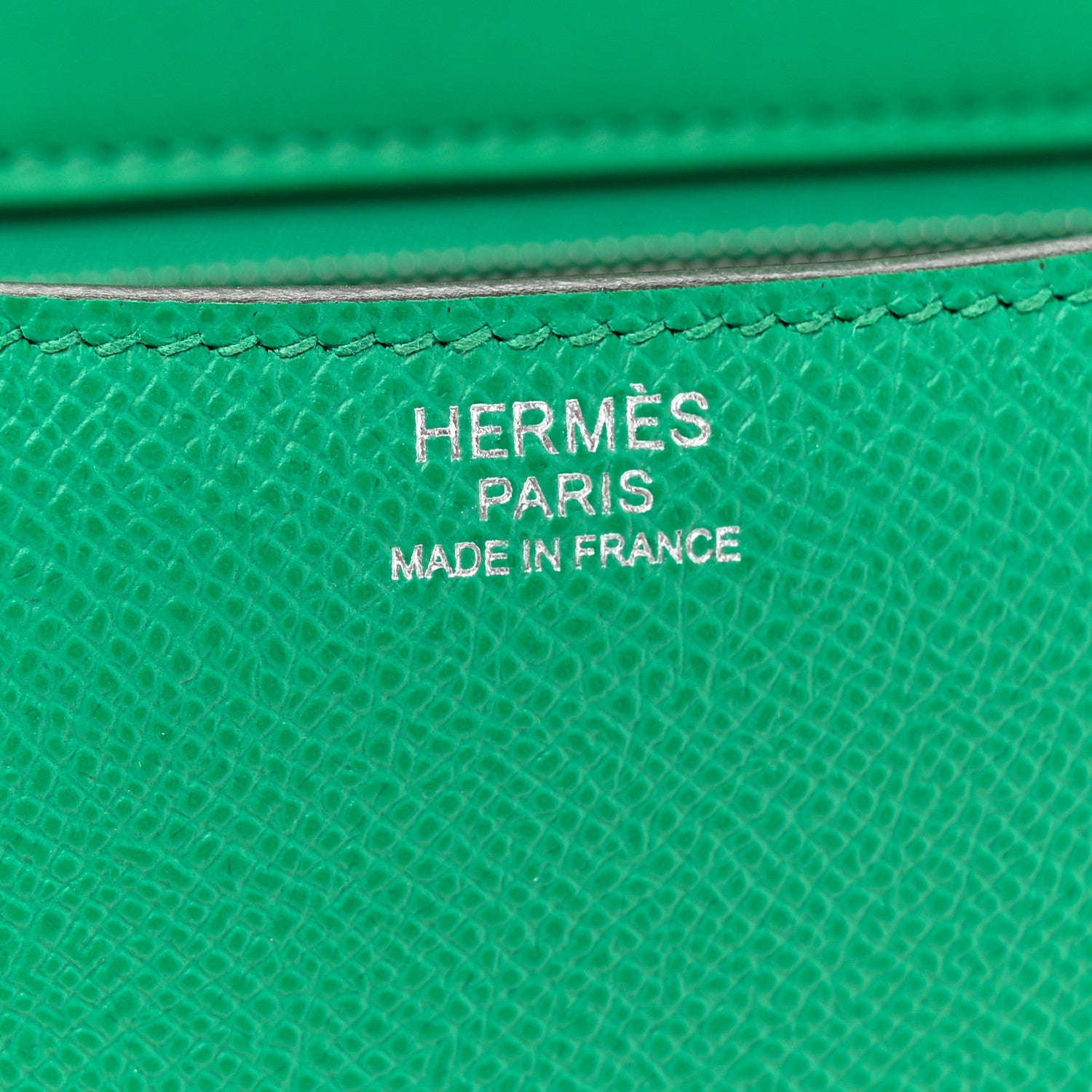 エルメス ミロワール コンスタンス 24 Vert Jade エプソン シルバー金具 HERMES CONSTANCE 24 VERT JADE EPSOM SILVER HARDWARE