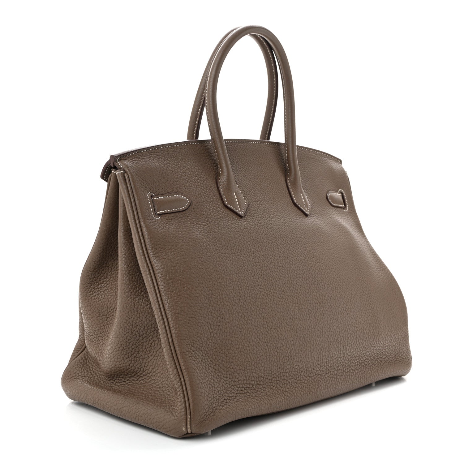 エルメス バーキン 35 Etoupe トリヨンクレマンス シルバー金具 HERMES BIRKIN 35 ETOUPE TAURILLON CLEMENCE SILVER HARDWARE