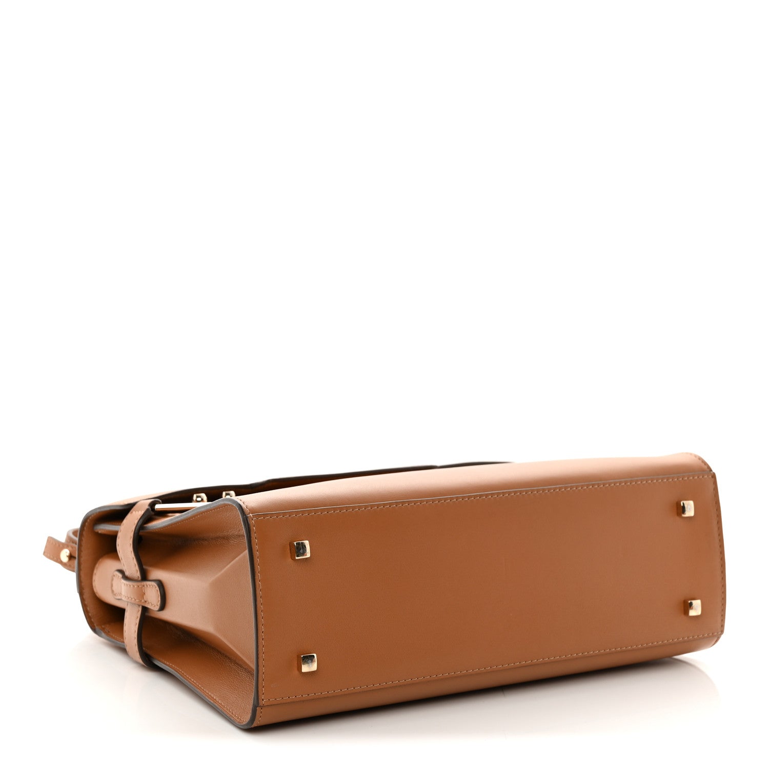 デルヴォー タンペート MM ハンドバッグ Camel カーフスキン ゴールド金具 DELVAUX TEMPETE MM HANDBAG CAMEL CALFSKIN GOLD HARDWARE