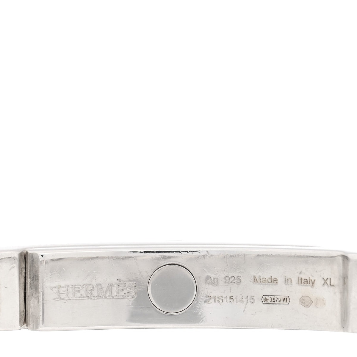 エルメス ケリー ブレスレット スターリングシルバー TPM Gourmette Bracelet HERMES KELLY BRACELET STERLING SILVER TPM GOURMETTE BRACELET