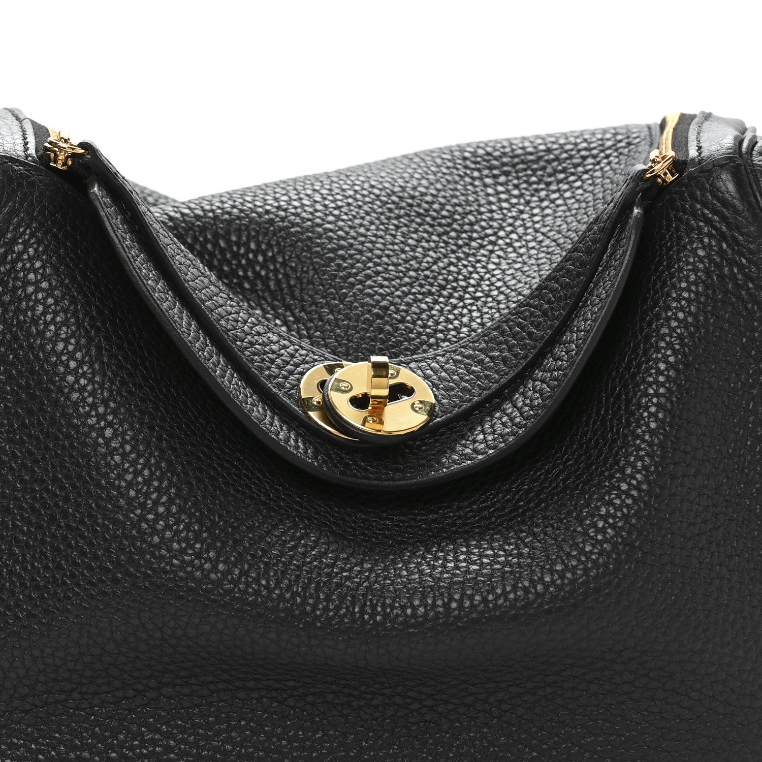 エルメス リンディ 26 Black トリヨンクレマンス ゴールド金具 HERMES LINDY 26 BLACK TAURILLON CLEMENCE GOLD HARDWARE