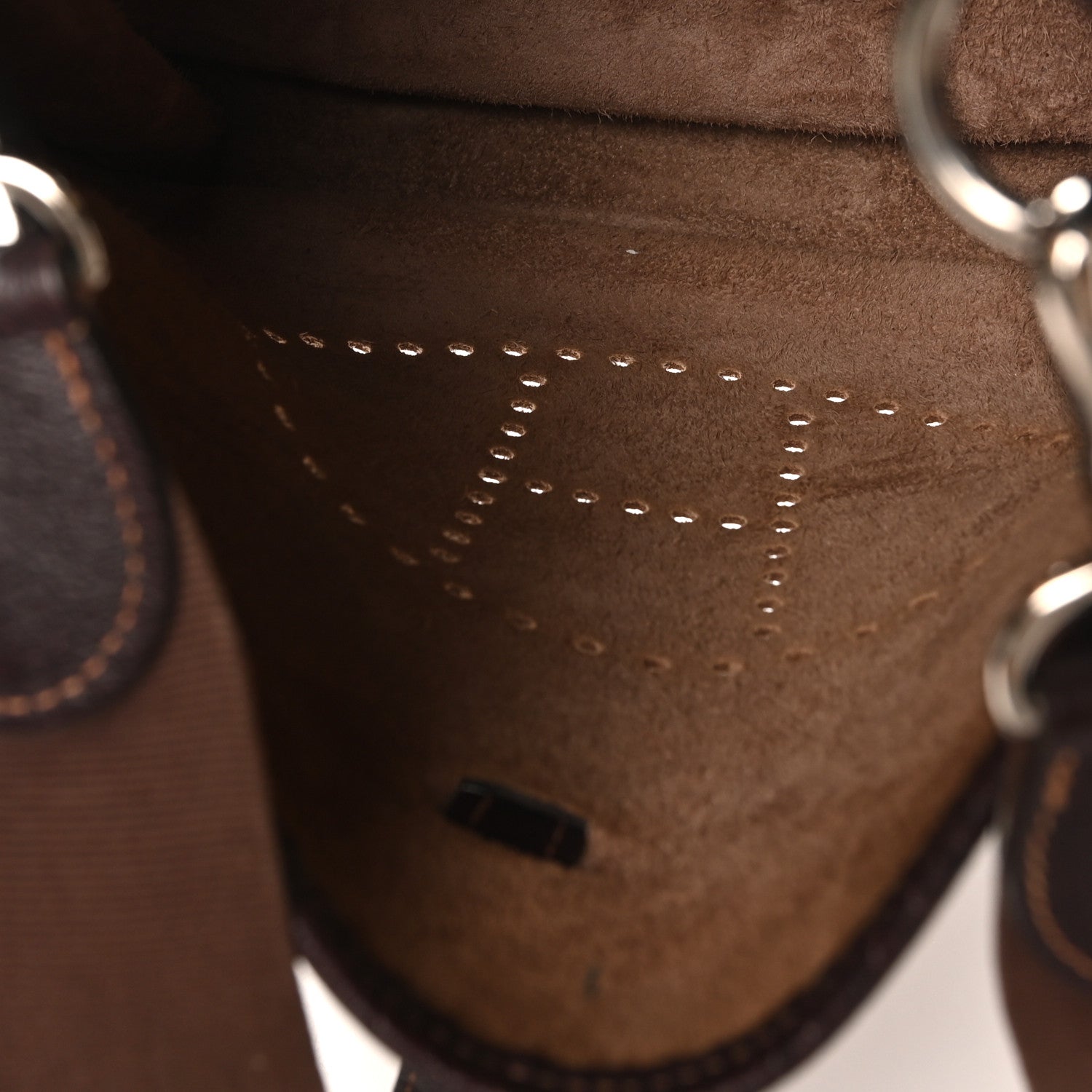 エルメス エヴリン GM Chocolate フィヨルド シルバー金具 HERMES EVELYNE GM CHOCOLATE FJORD SILVER HARDWARE