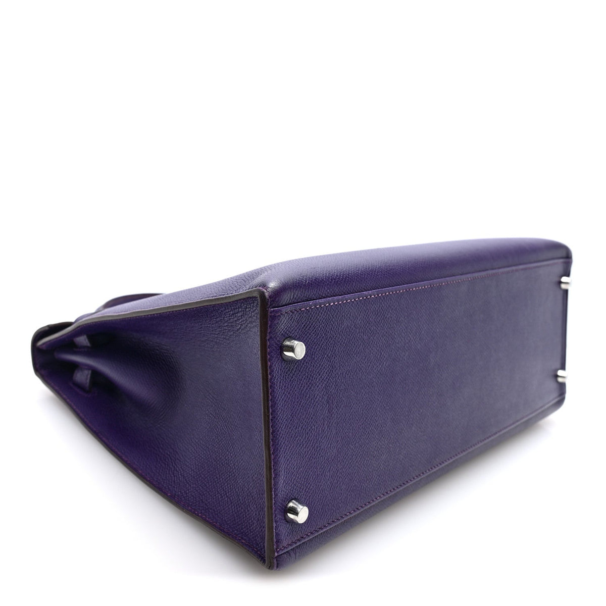 エルメス ケリー 35 外縫い Iris エプソン シルバー金具 HERMES KELLY 35 SELLIER IRIS EPSOM SILVER HARDWARE
