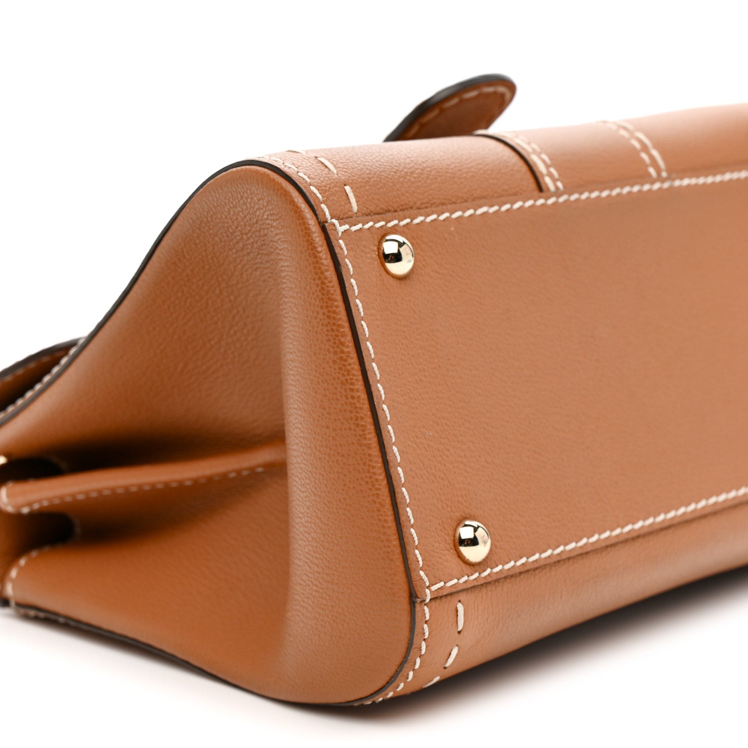 デルヴォー サーピケ ミニ サッチェル Vegetal グレインドロデオカーフスキン ゴールド金具 DELVAUX BRILLANT MINI SURPIQUE SATCHEL VEGETAL IVORY GRAINED RODEO CALFSKIN GOLD HARDWARE
