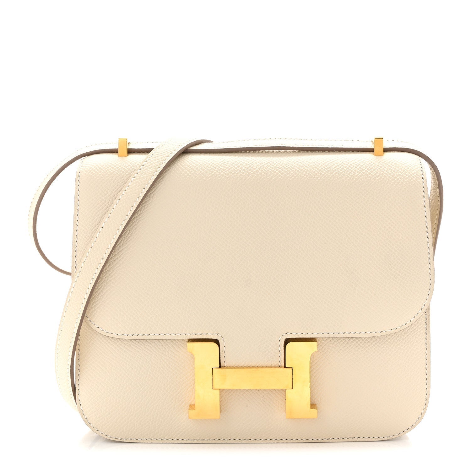エルメス  ミニコンスタンス 18 Craie エプソン ゴールド金具 HERMES MINI CONSTANCE 18 CRAIE EPSOM GOLD HARDWARE