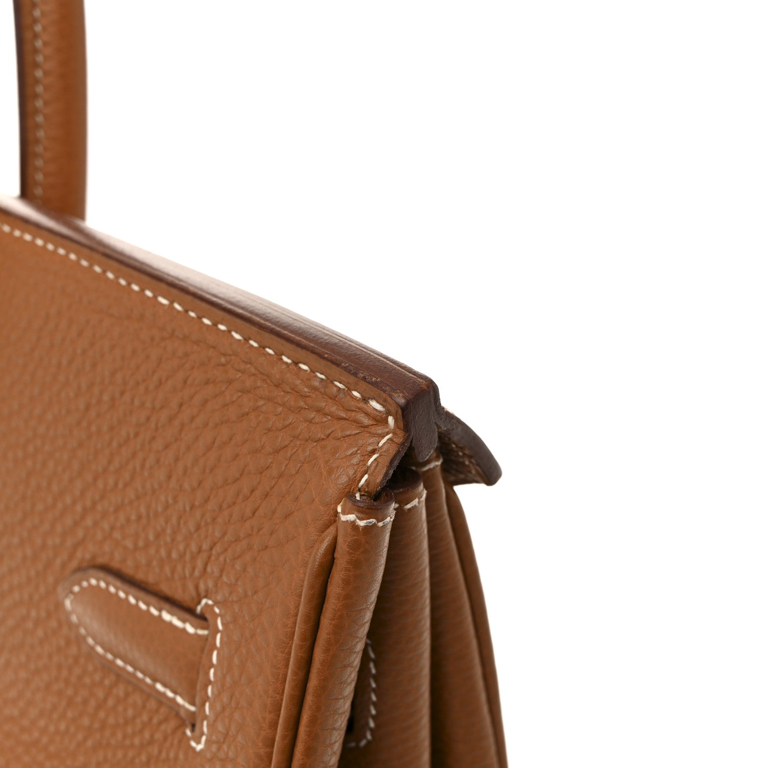 HERMES BIRKIN 35 GOLD TOGO SILVER HARDWARE