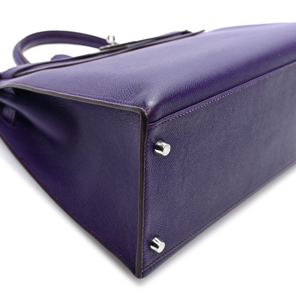 エルメス ケリー 35 外縫い Iris エプソン シルバー金具 HERMES KELLY 35 SELLIER IRIS EPSOM SILVER HARDWARE