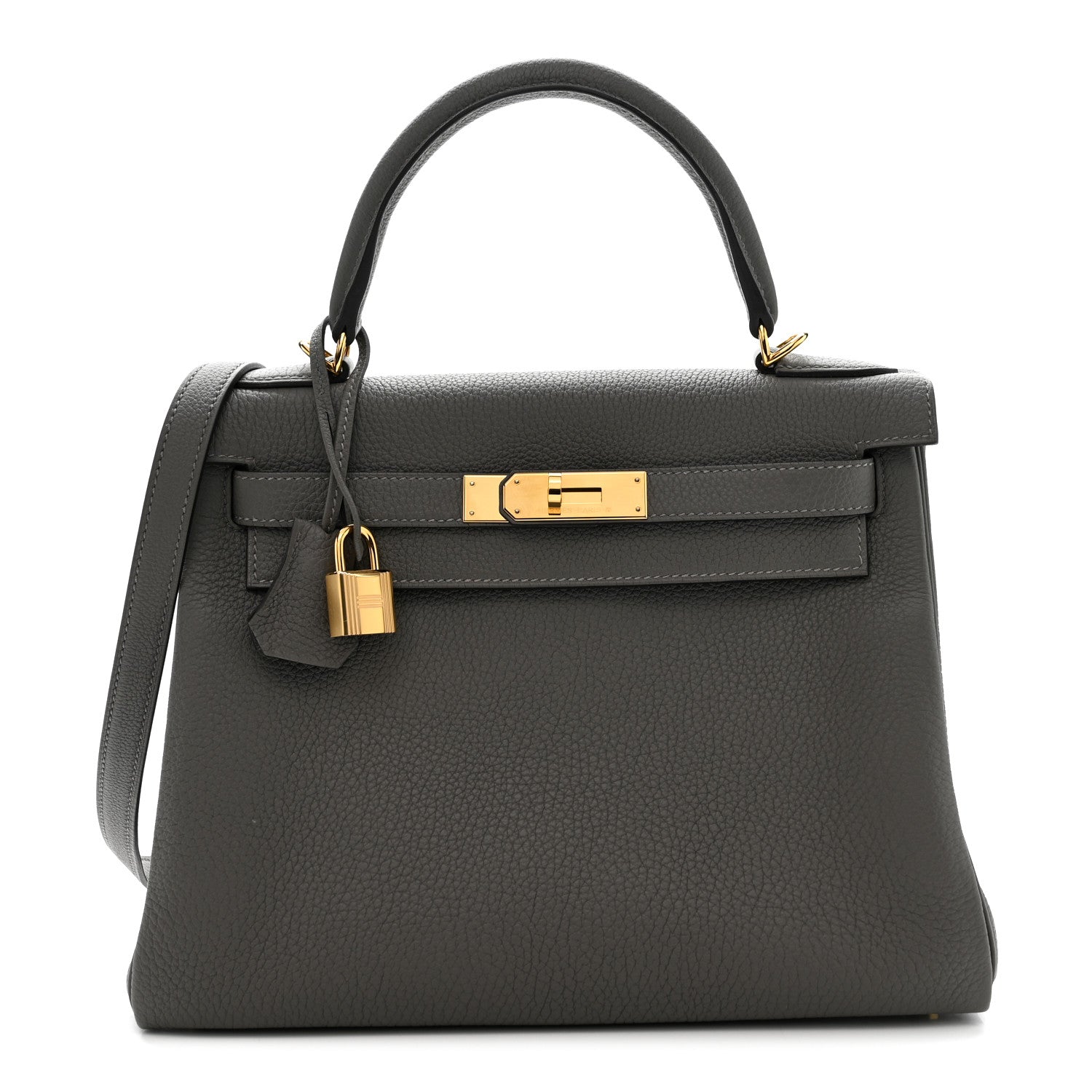 エルメス ケリー 28 内縫い Gris Meyer トゴ ゴールド金具 HERMES KELLY 28 RETOURNE GRIS MEYER TOGO GOLD HARDWARE