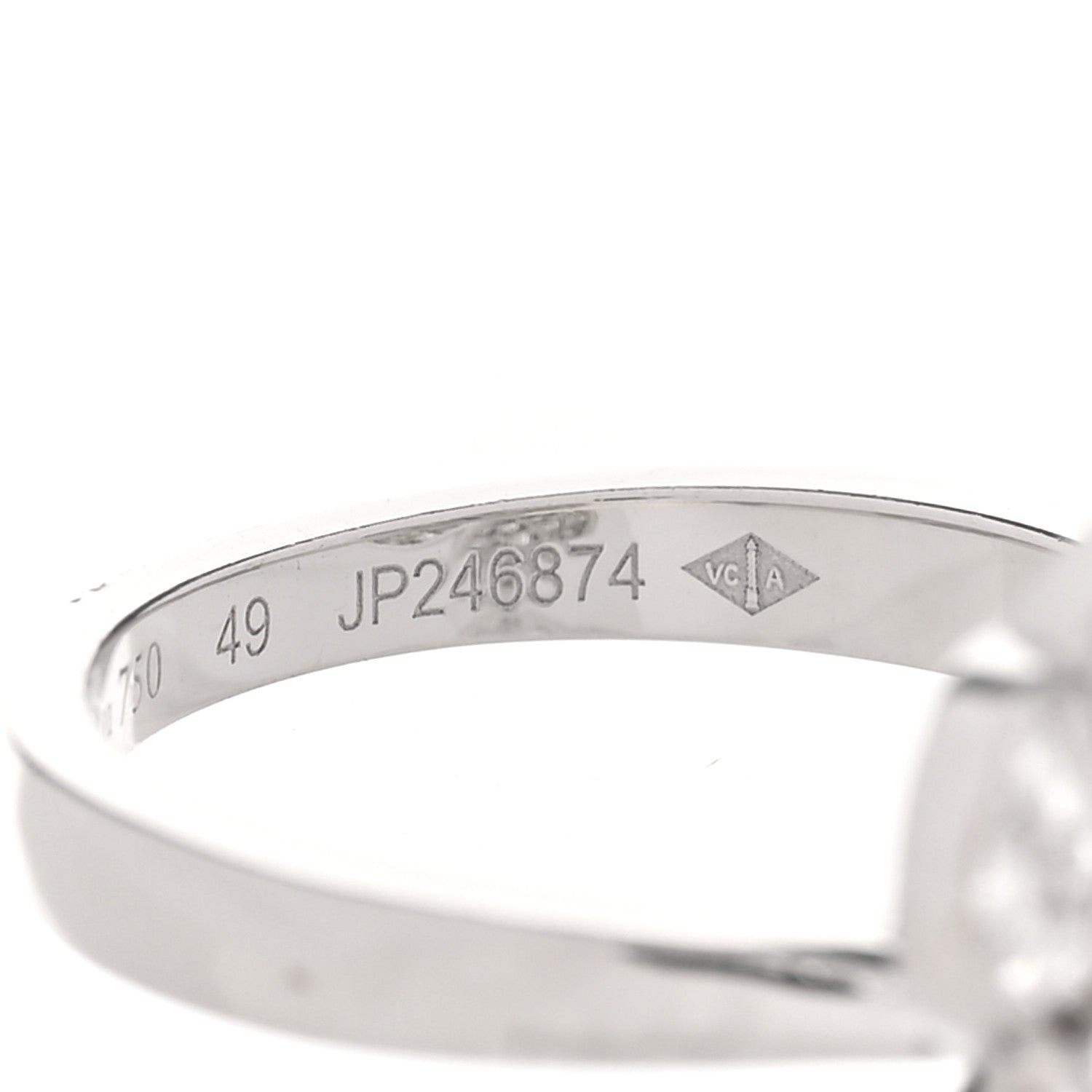 ヴァンクリーフ＆アーペル スモール フリヴォル リング ダイヤモンド 18K ホワイトゴールド VAN CLEEF & ARPELS SMALL FRIVOLE RING DIAMOND 18K WHITE GOLD