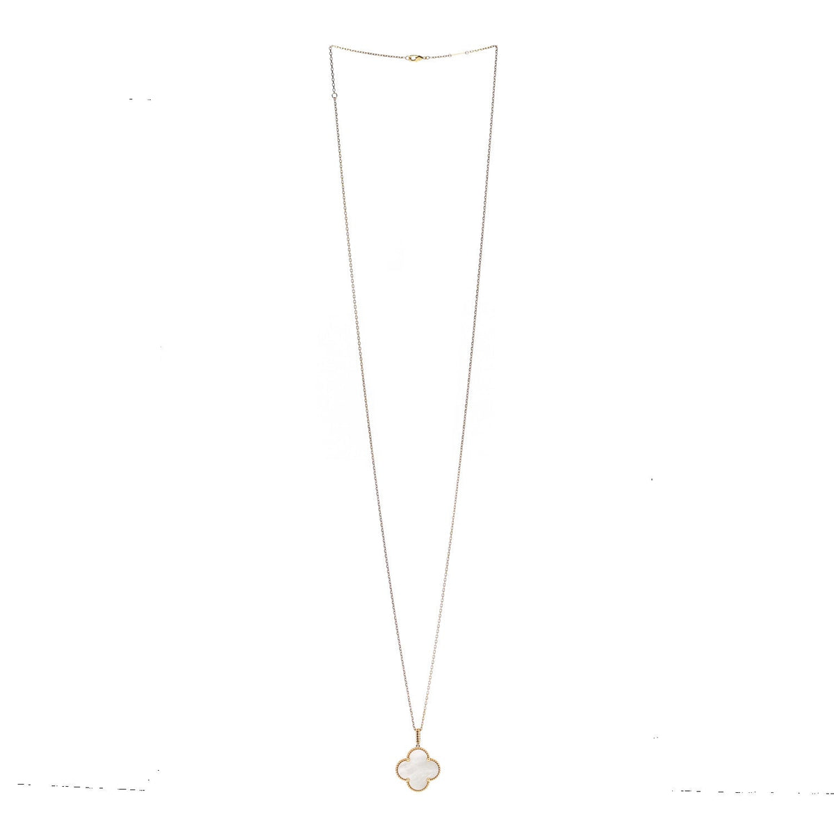 ヴァンクリーフ＆アーペル マジックアルハンブラ ロングネックレス マザーオブパール 18K イエローゴールド VAN CLEEF & ARPELS MAGIC ALHAMBRA LONG NECKLACE MOTHER OF PEARL 18K YELLOW GOLD