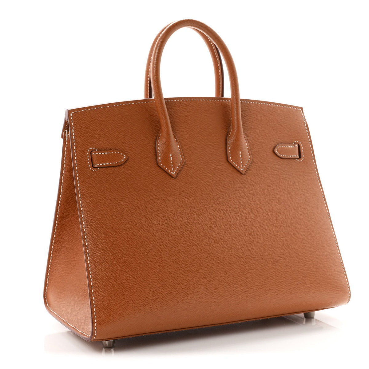 エルメス バーキン 25 外縫い Gold マダムカーフ シルバー金具 HERMES BIRKIN 25 SELLIER GOLD MADAME CALFSKIN SILVER HARDWARE