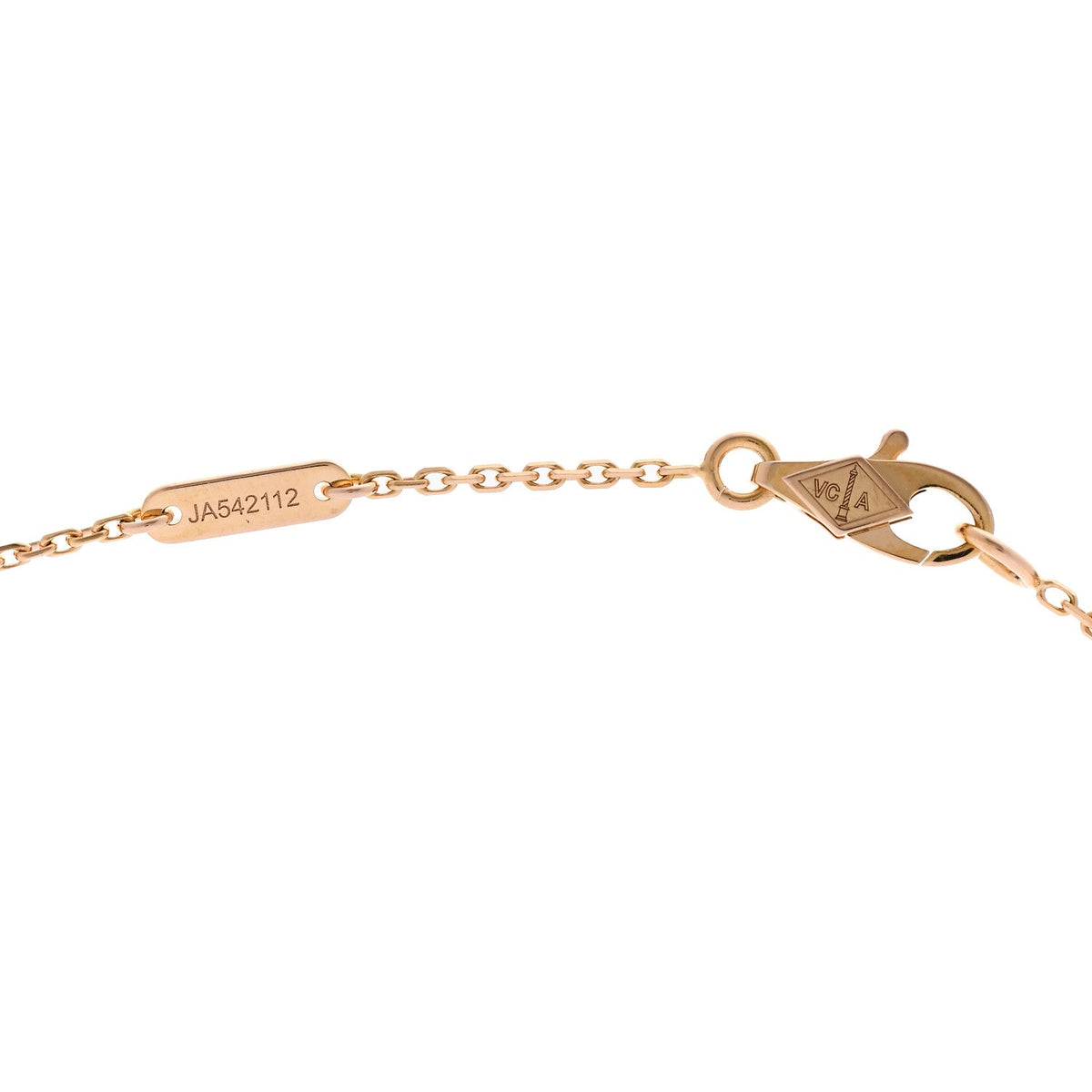 ヴァンクリーフ＆アーペル スウィートアルハンブラ ペンダントネックレス カーネリアン 18K ローズゴールド VAN CLEEF & ARPELS SWEET ALHAMBRA PENDANT NECKLACE CARNELIAN 18K ROSE GOLD