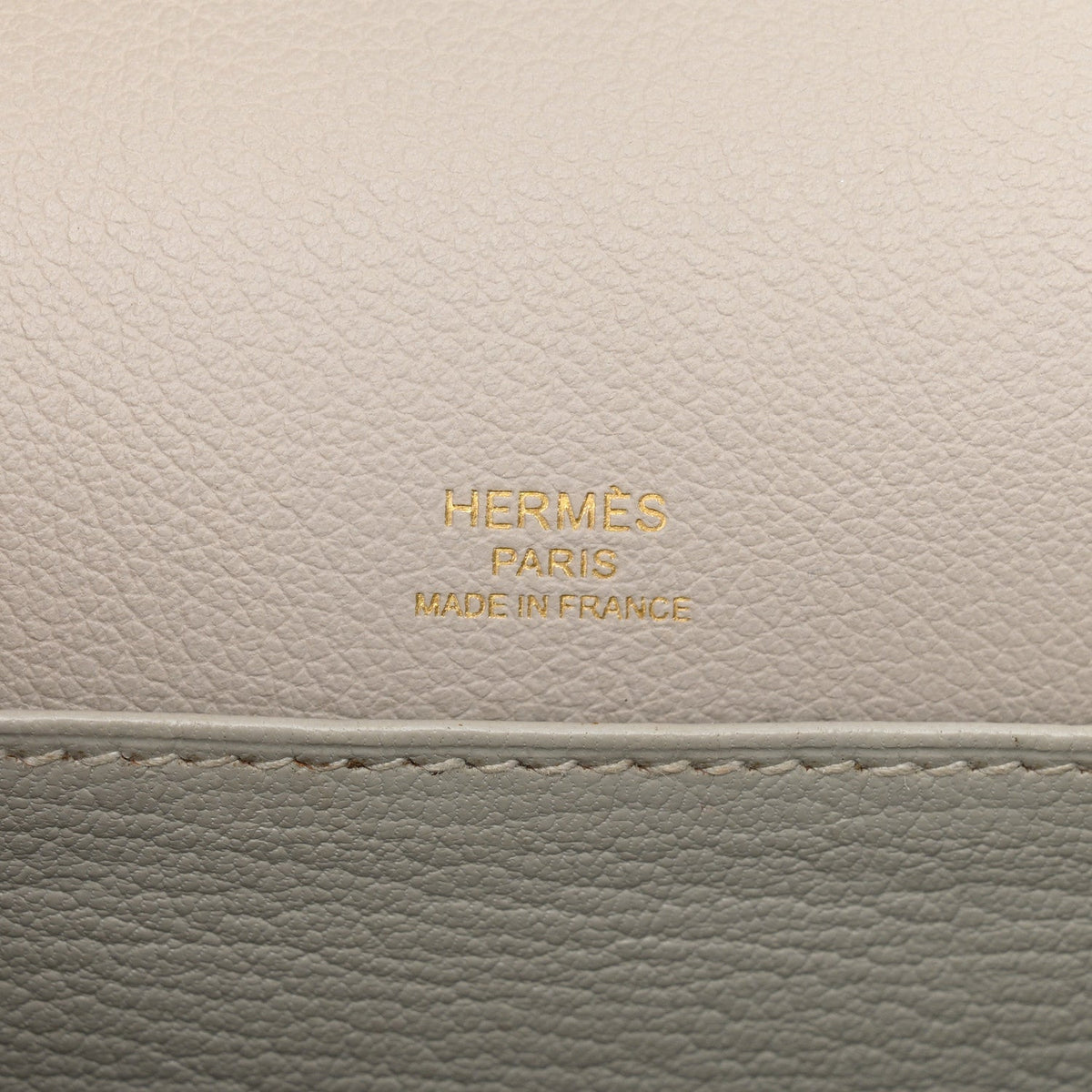 エルメス ミニルリ Gris Perle エバーカラー ゴールド金具 HERMES ROULIS GRIS PERLE EVERCOLOR GOLD HARDWARE