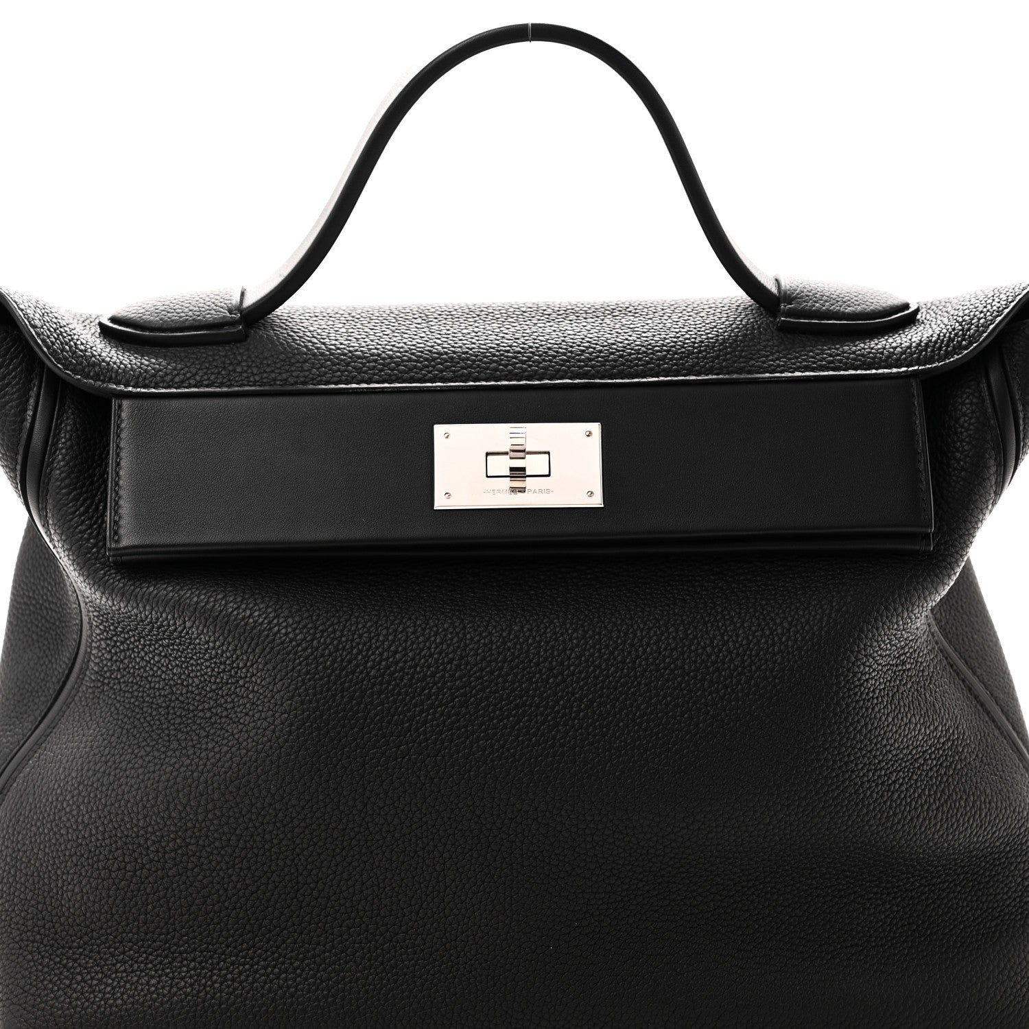 エルメス 24/24 ヴァンキャトル 35 Black スイフト / トゴ シルバー