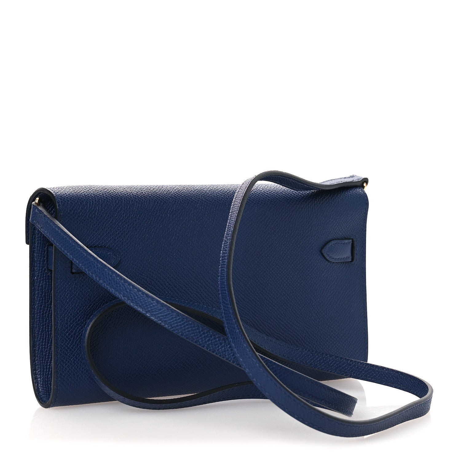 エルメス ケリートゥーゴー 長財布 Bleu Saphir エプソン ゴールド金具 HERMES KELLY TO GO WALLET BLEU SAPHIR EPSOM GOLD HARDWARE
