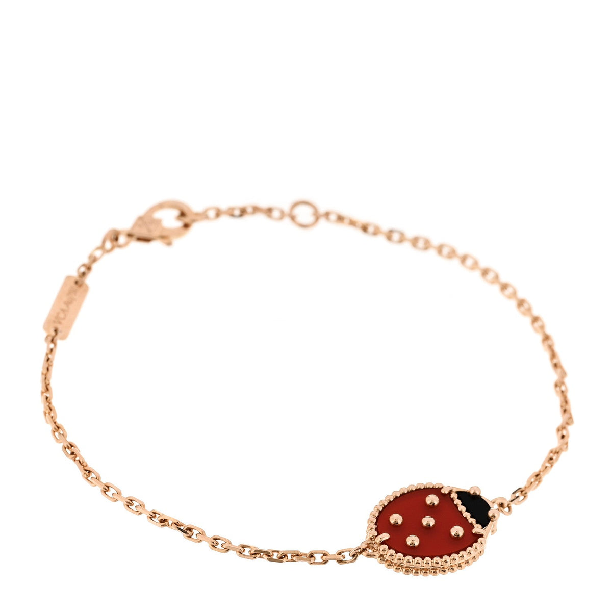 ヴァンクリーフ＆アーペル ラッキースプリング ブレスレット マルチカラー 18K ローズゴールド VAN CLEEF & ARPELS LUCKY SPRING BRACELET MULTICOLOR 18K ROSE GOLD