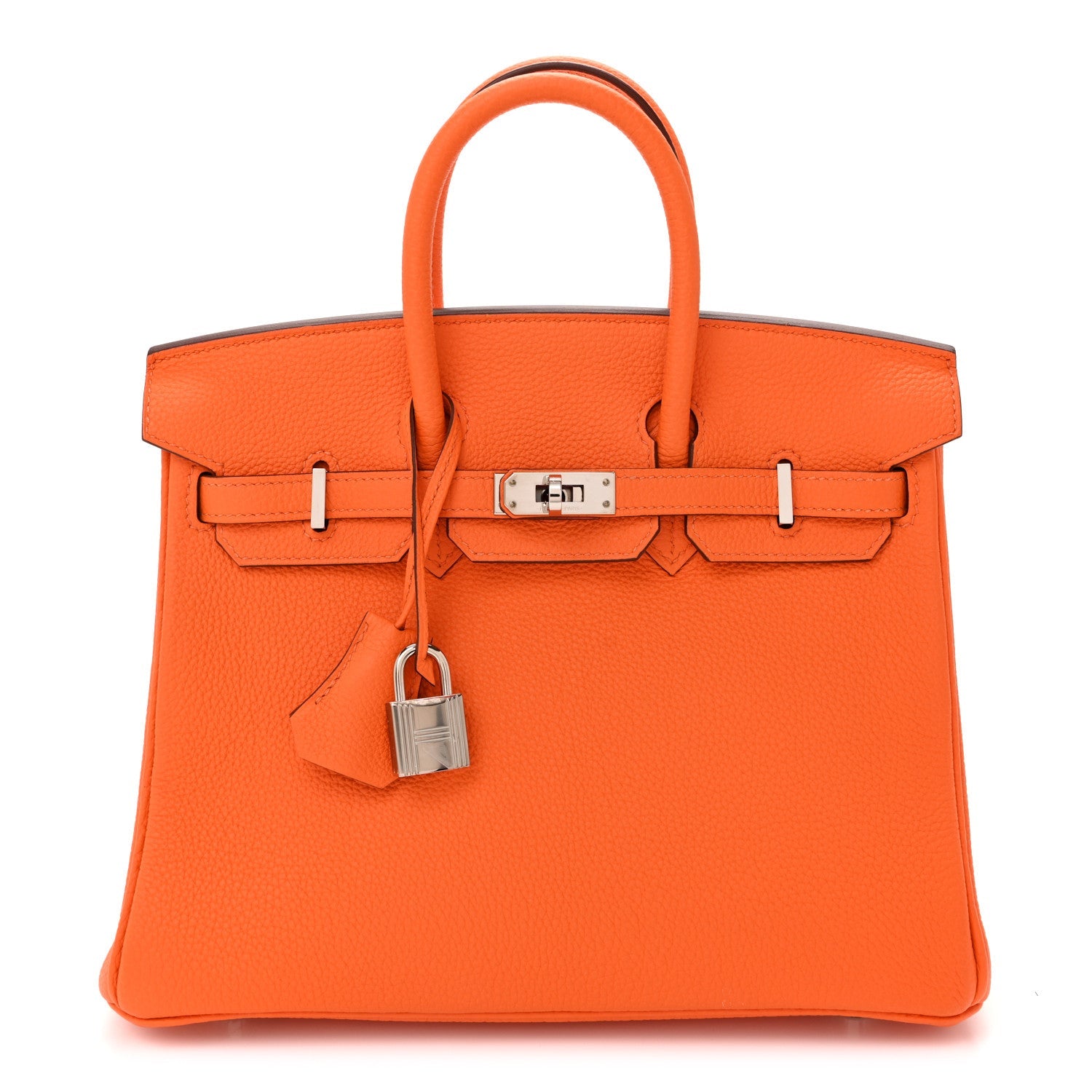 エルメス バーキン 25 Orange Minium トゴ シルバー金具 HERMES BIRKIN 25 ORANGE MINIUM TOGO SILVER HARDWARE