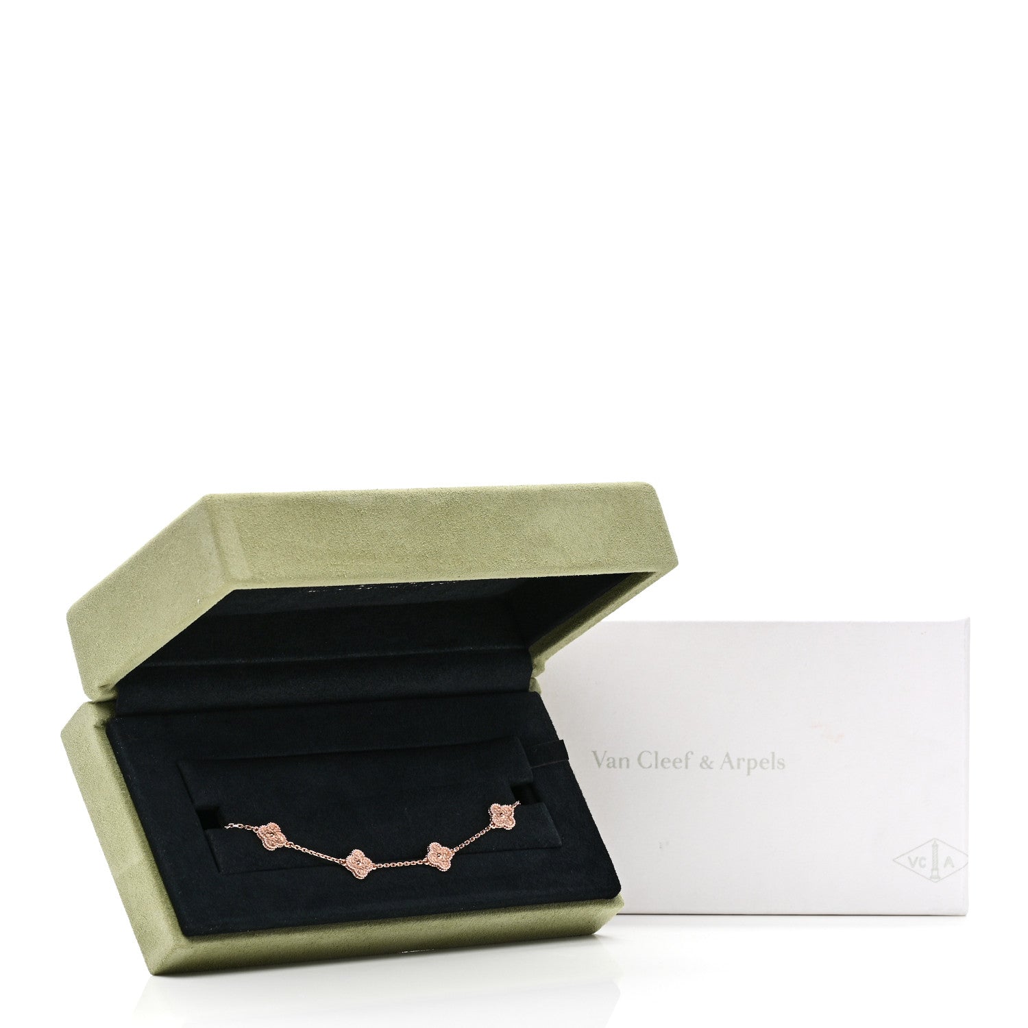 ヴァンクリーフ＆アーペル スウィートアルハンブラ 6モチーフ ブレスレット 18K ローズゴールド VAN CLEEF & ARPELS SWEET ALHAMBRA 6 MOTIFS BRACELET 18K ROSE GOLD