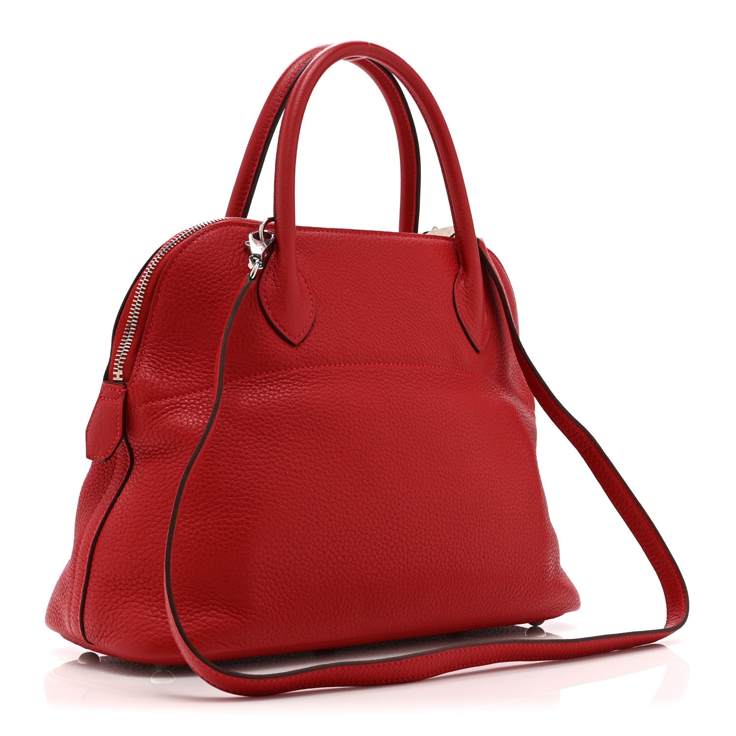 エルメス ボリード 31 Rouge Garance トリヨンクレマンス シルバー金具
