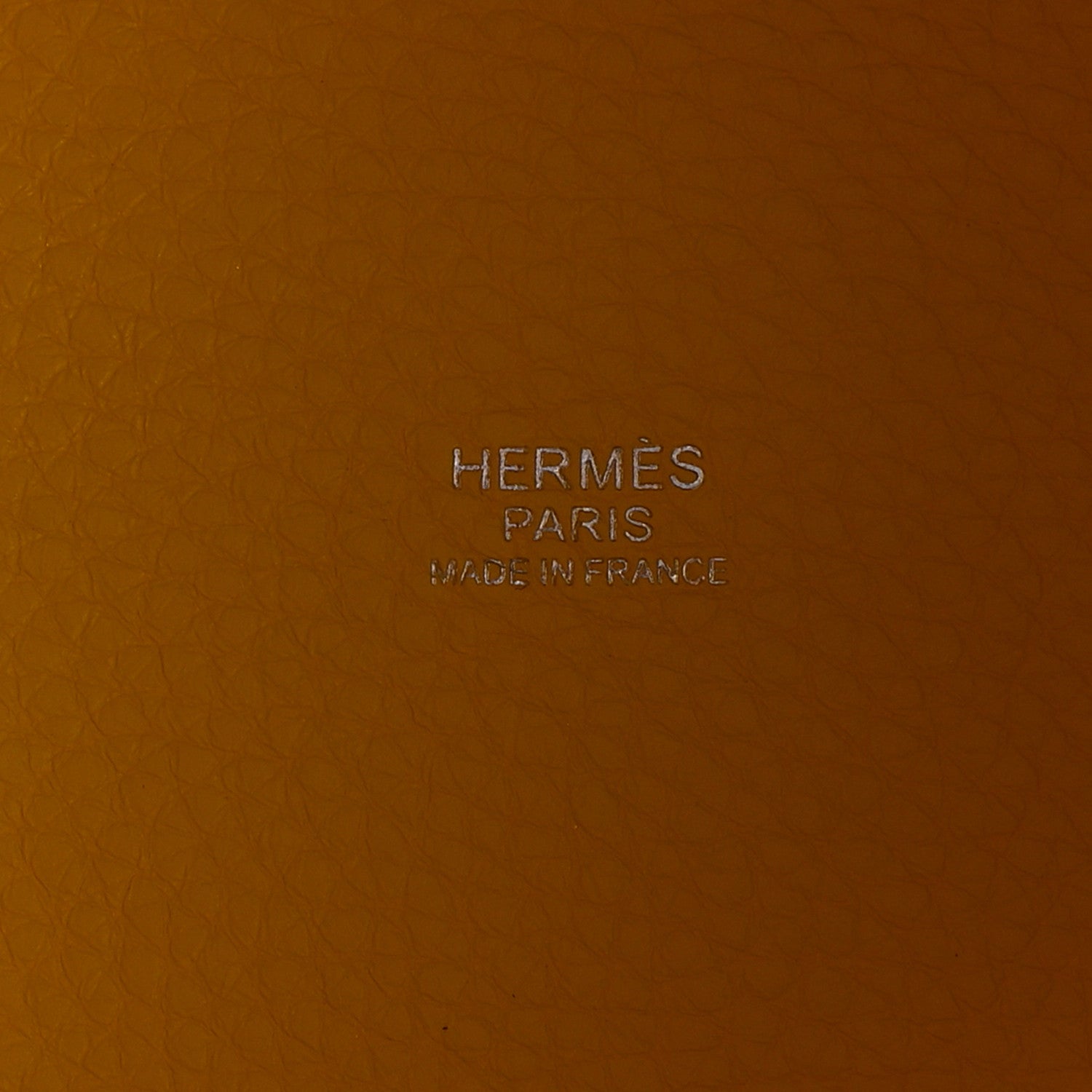 HERMES PICOTIN MM 22 JAUNE DE NAPLES TAURILLON CLEMENCE SILVER HARDWARE