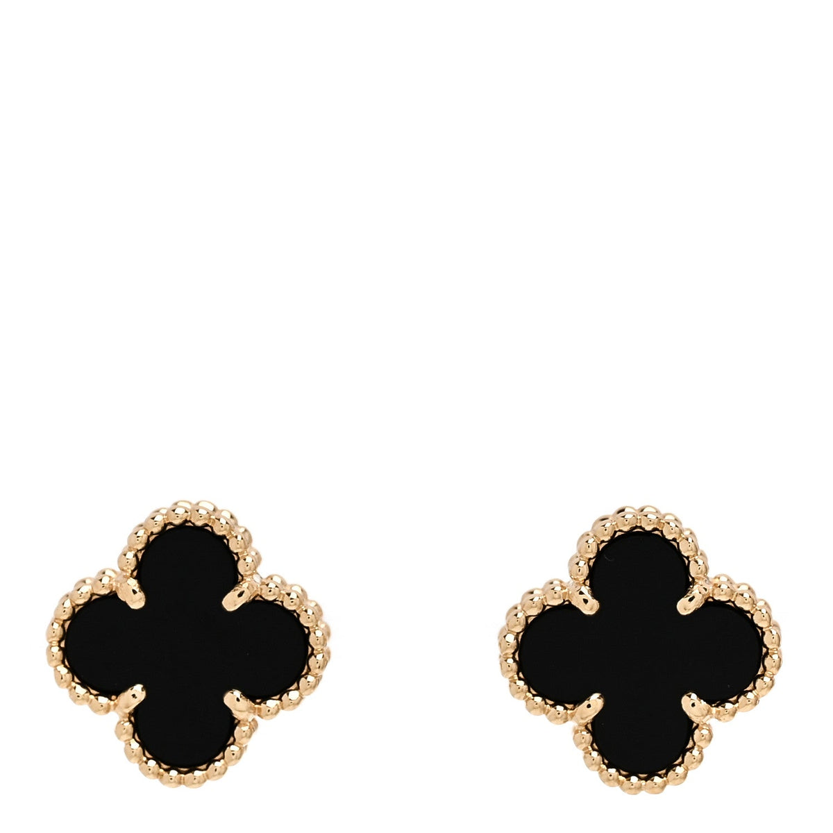 ヴァンクリーフ＆アーペル スウィートアルハンブラ ピアス ブラックオニキス 18K イエローゴールド VAN CLEEF & ARPELS SWEET ALHAMBRA EARRINGS BLACK ONYX 18K YELLOW GOLD