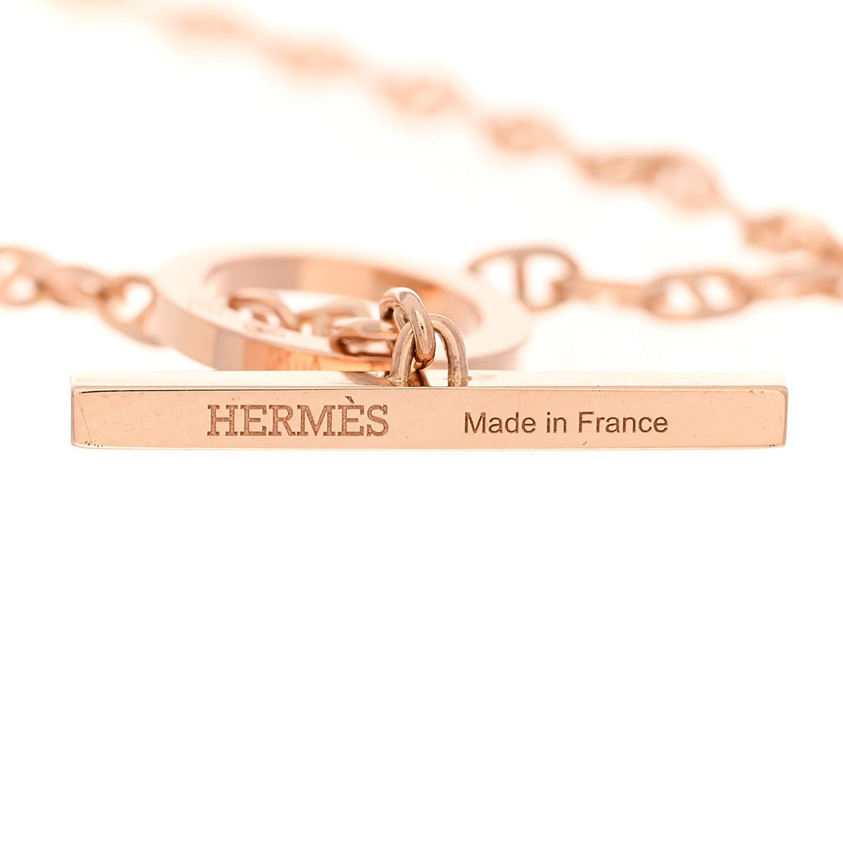 エルメス シェーヌダンクル ブレスレット 18K ローズゴールド HERMES CHAINE D'ANCRE BRACELET 18K ROSE GOLD