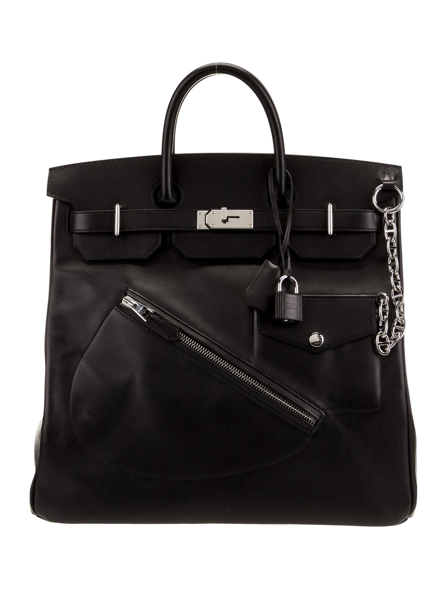 限定品 エルメス バーキンロック 40 オータクロア HAC ブラック ヴォルプト シルバー金具 ロックバーキン HERMES BIRKIN ROCK 40 BLACK VOLUPTO SILVER HARDWARE