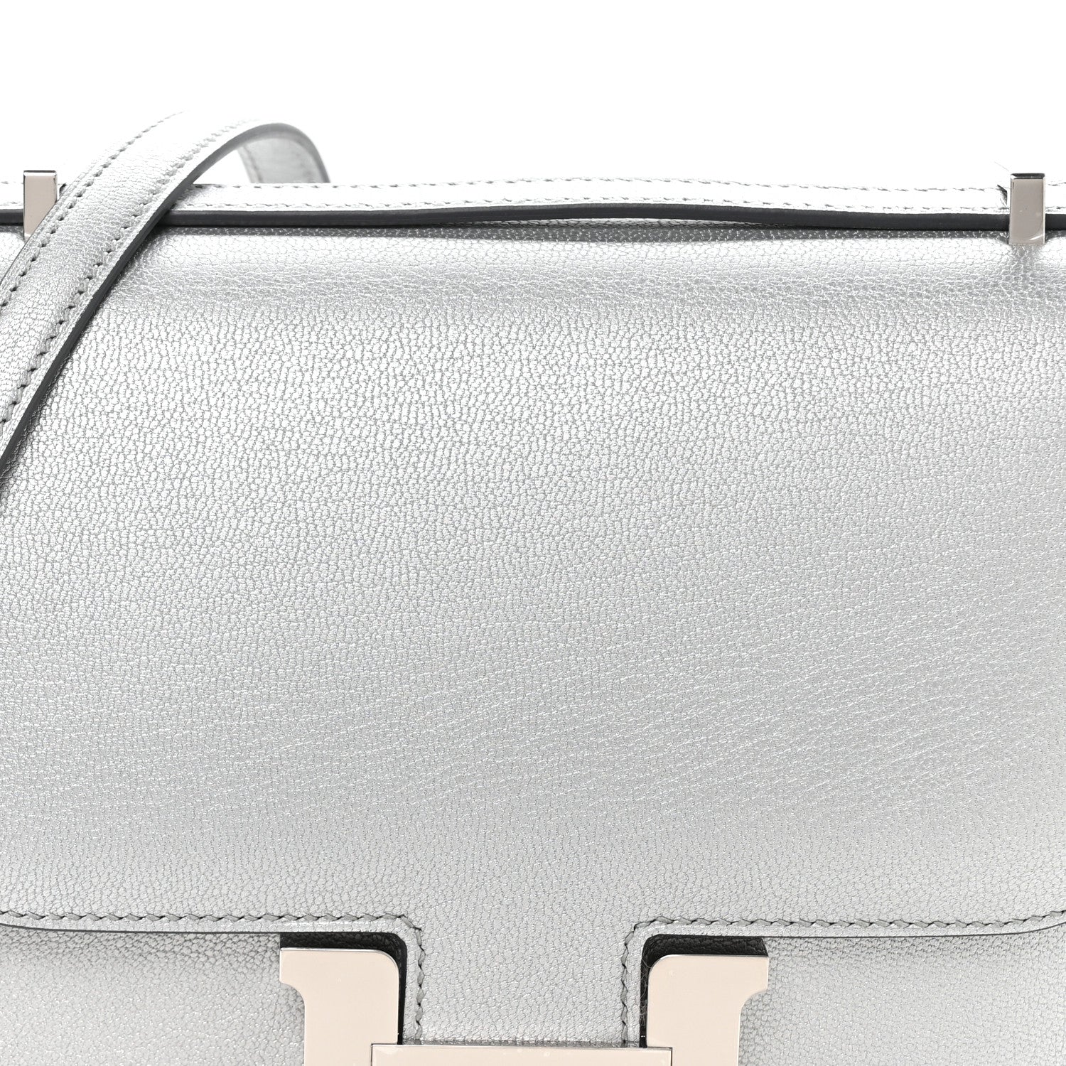 エルメス ミロワール ミニコンスタンス 18 Argent シェーブル シルバー金具 HERMES MINI CONSTANCE 18 ARGENT CHEVRE SILVER HARDWARE