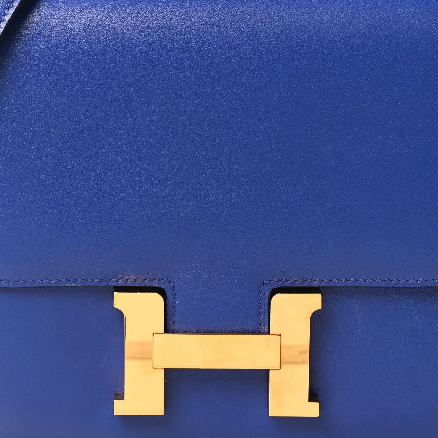 エルメス コンスタンス 18 Bleu Electrique タデラクト ゴールド金具 HERMES CONSTANCE 18 BLEU ELECTRIQUE TADELAKT GOLD HARDWARE